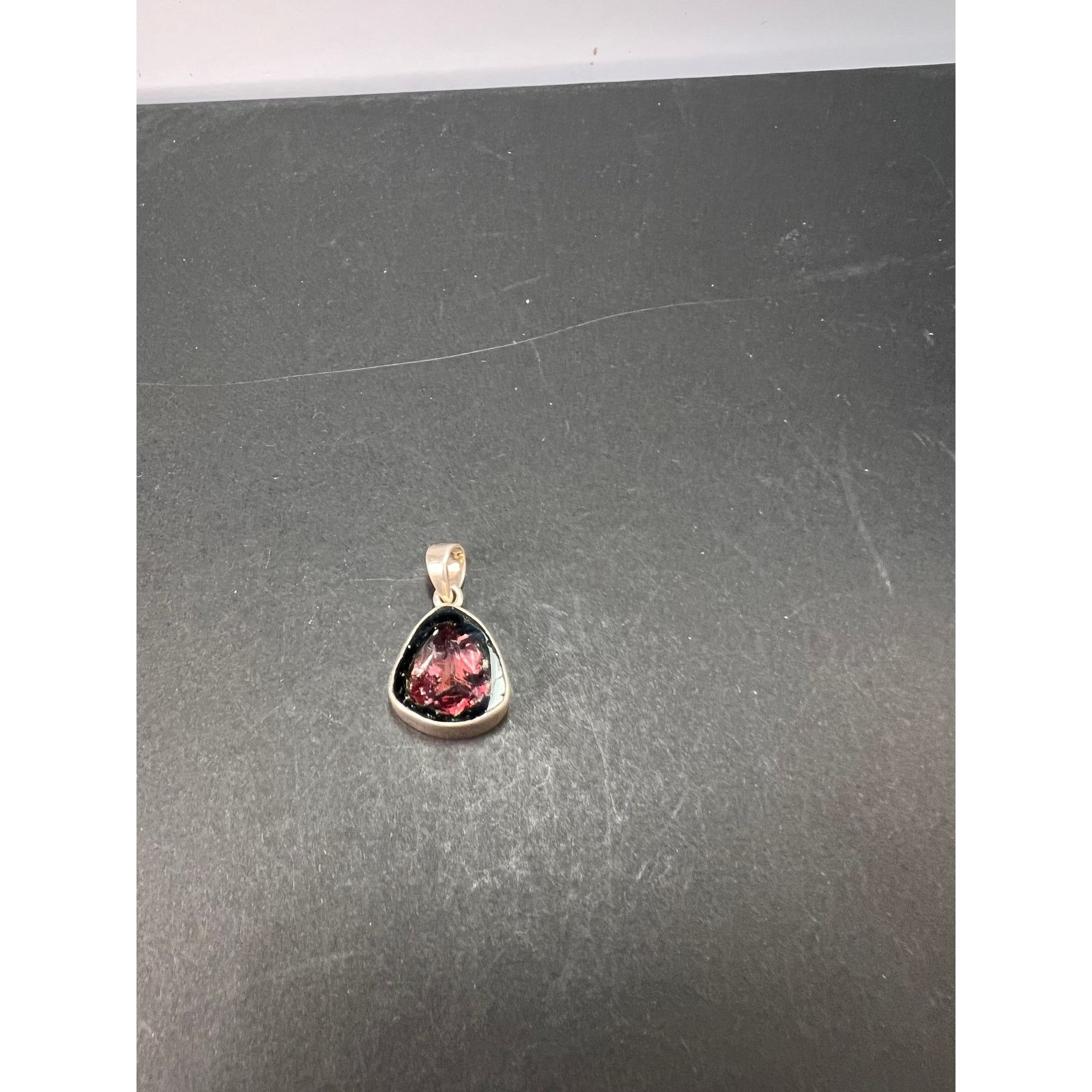 Other NEW Watermelon tourmaline slice 925 pendant 3.90 grams Size ONE SIZE - 11 Thumbnail