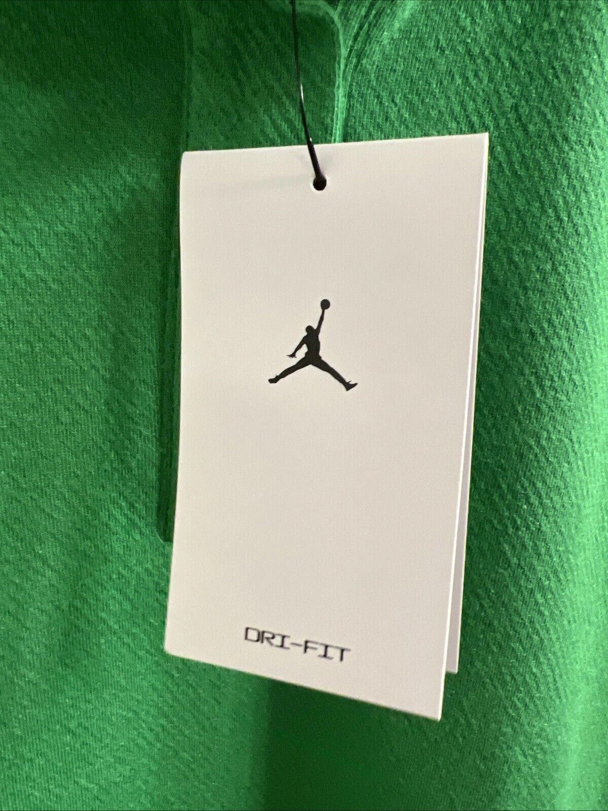 Designer NIKE JORDAN WOMEN'S PULL OVER KELLY GREEN SIZE MEDIUM NWT Size M / US 6-8 / IT 42-44 - 4 Thumbnail