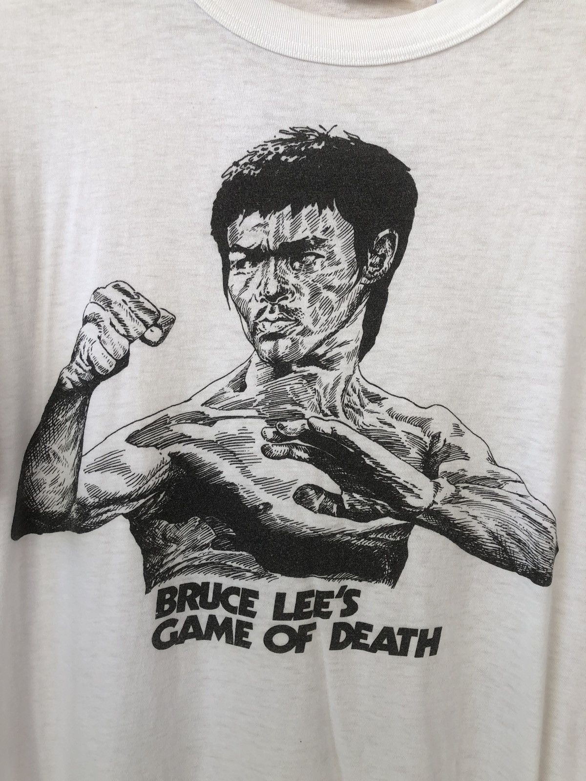 Vintage Vintage 80s GAME OF DEATH Bruce Lee Movie Size US L / EU 52-54 / 3 - 3 Thumbnail