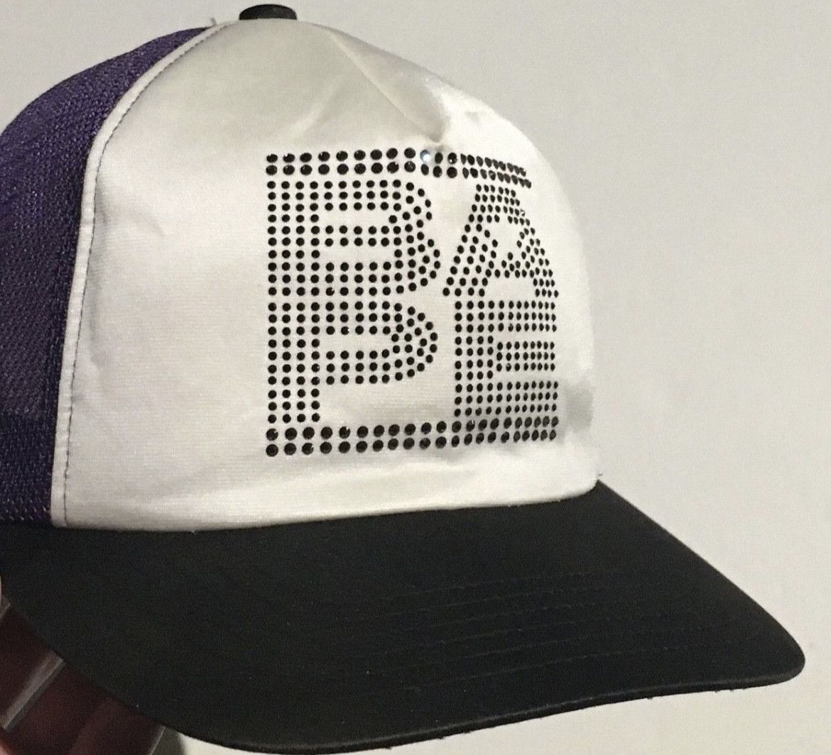 image of Bape Swarovski Hat in Purple, Men's