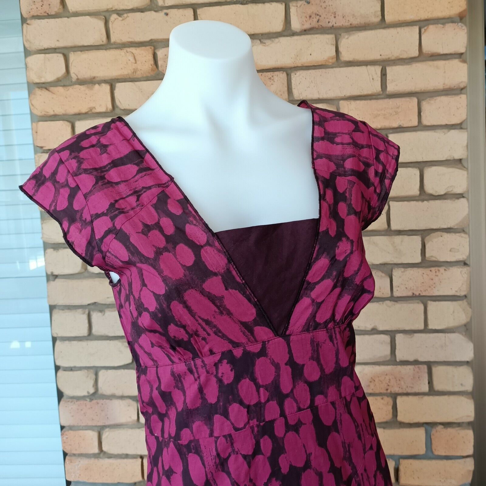 Designer × Vintage Boom Shankar Dress Size 10 Pink A Line Midi Size M / US 6-8 / IT 42-44 - 4 Thumbnail