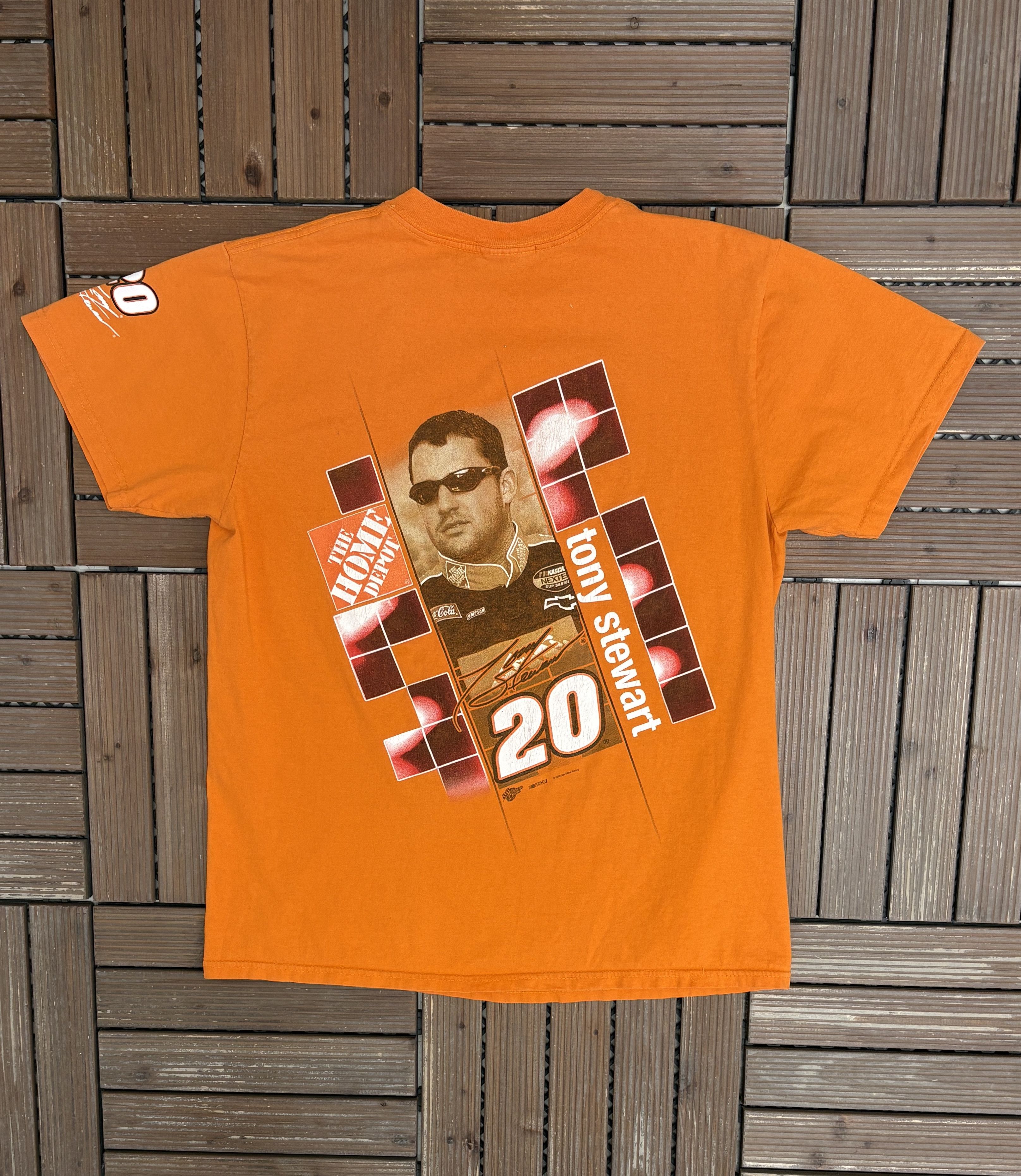 Vintage Tony Stewart The Home Depot NASCAR Vintage T-Shirt Tee Size US M / EU 48-50 / 2 - 4 Thumbnail
