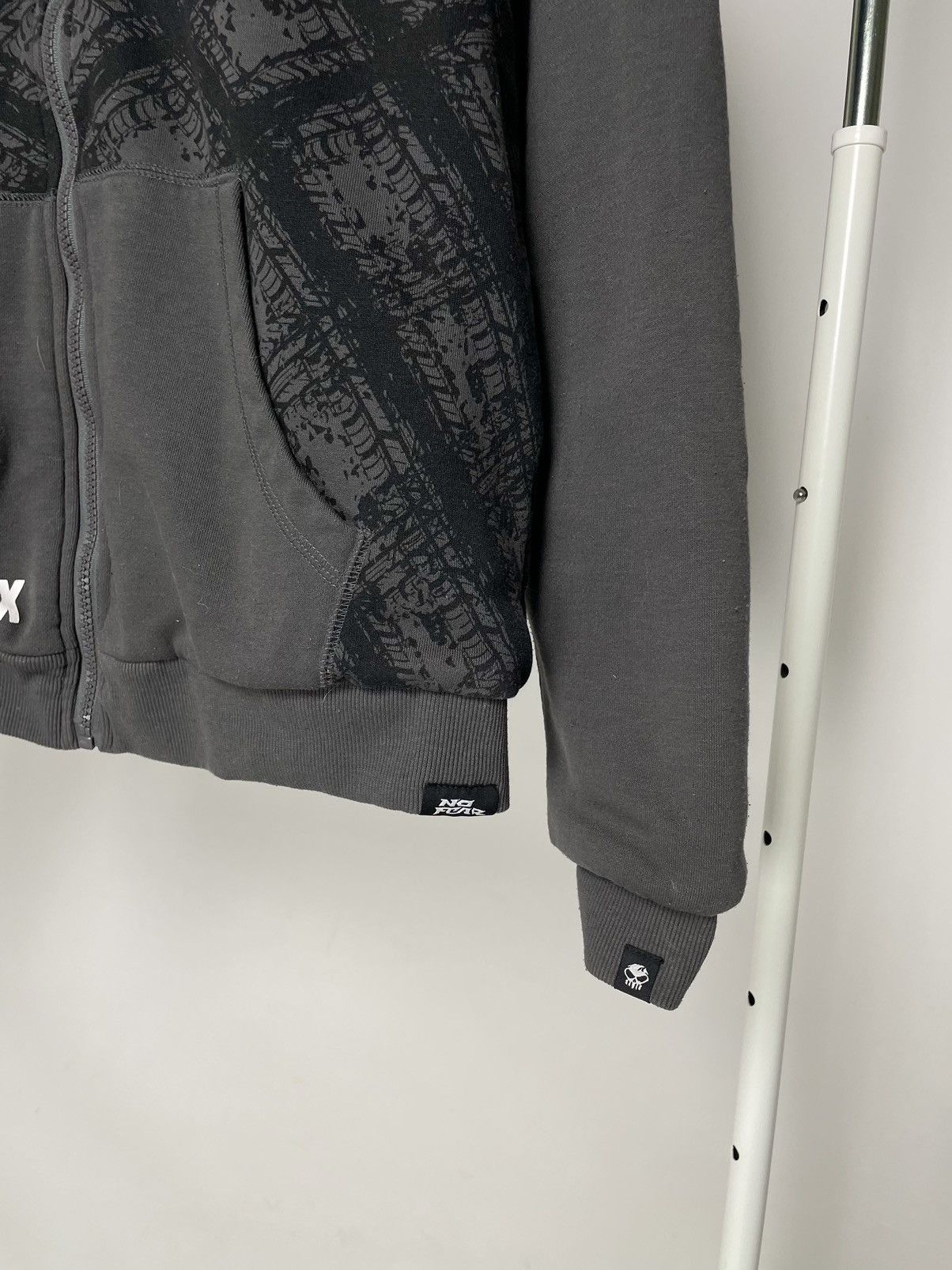 No Fear No Fear 💀 Fur Zip-up Motocycle Racing Hoodie Hooded Jacket Size US M / EU 48-50 / 2 - 5 Thumbnail