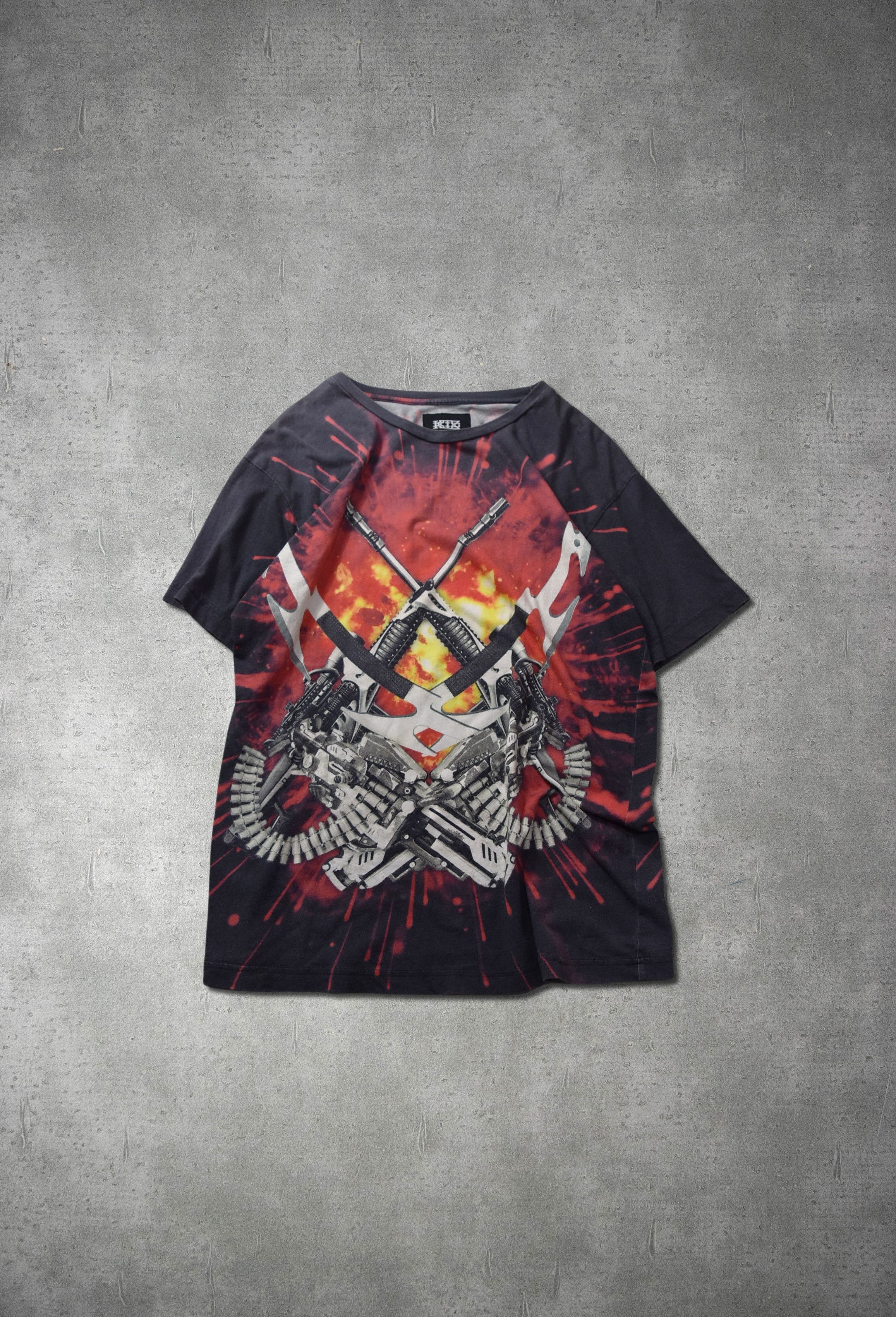 image of Ktz Graphic Tee T-Shirt 0-10-136 49.7 in Mix, Men's (Size Medium)