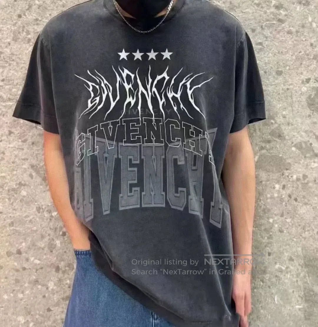 Givenchy Givenchy Washed Vintage Embroidered Short Sleeve. Size US S / EU 44-46 / 1 - 7 Thumbnail