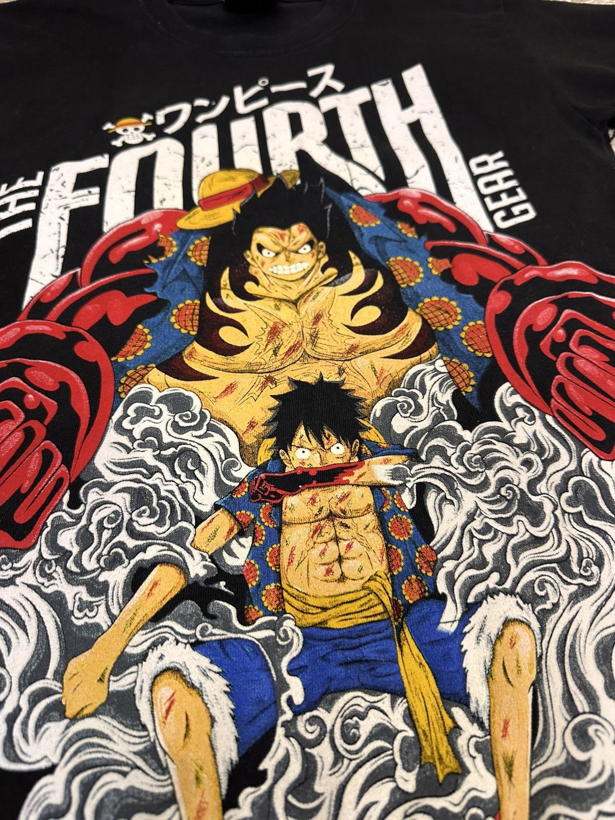 Anime 🔥 One Piece Gear Forth Monkey Luffy Anime Vintage T Shirt Size US S / EU 44-46 / 1 - 12 Thumbnail