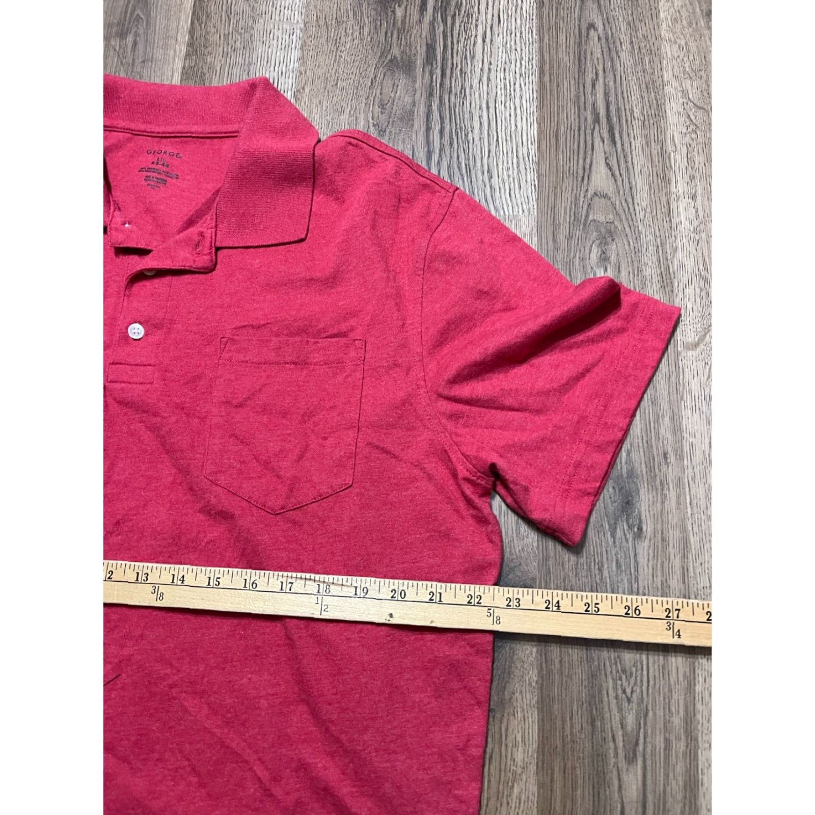 George George Shirt Mens Large Polo Short Sleeve Red Shirt Polo Casual Modern Men L Red George Shirt Polo Short Sleeve Casual Modern 1990s? Wait no. Size US L / EU 52-54 / 3 - 5 Thumbnail
