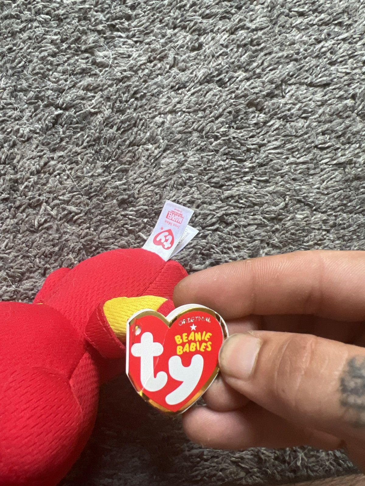 Marvel Comics 2020 Marvel Ty Iron Man Beanie Baby Size ONE SIZE - 3 Thumbnail