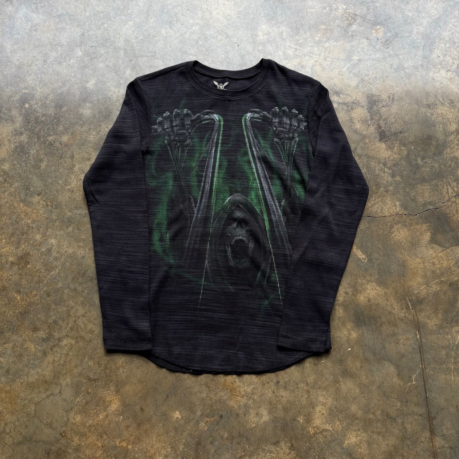 Vintage Crazy Y2K Choppers Reaper Black Thermal Size US S / EU 44-46 / 1 - 1 Thumbnail