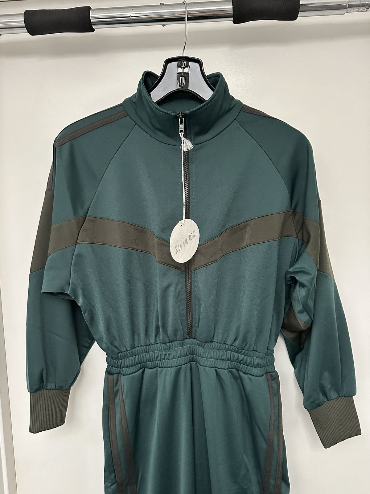 Kanye West × Yeezy Sample Unreleased Yeezy Season 5 Blue/Green Jumpsuit Size 30" / US 8 / IT 44 - 4 Thumbnail