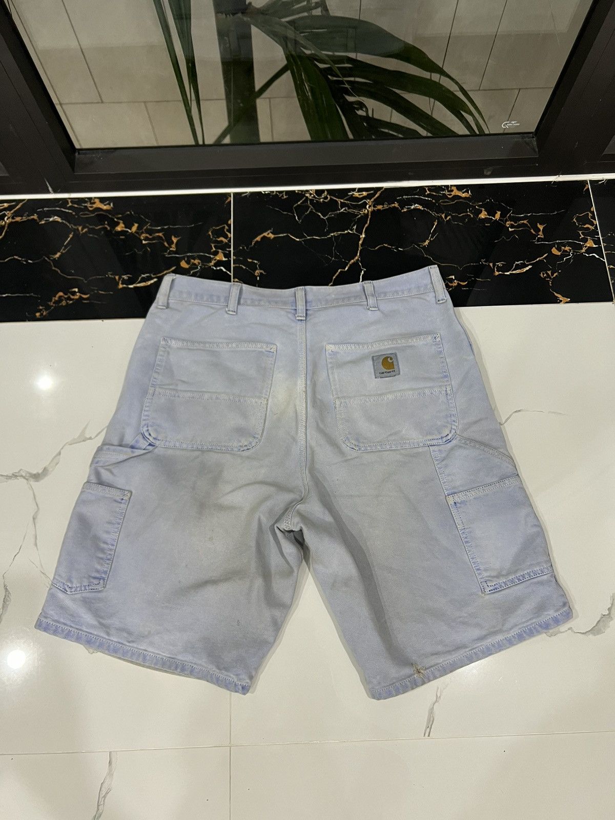 90’s CARHARTT SINGLE KNEE SHORTS DISTRESSED SHORTS Y2K