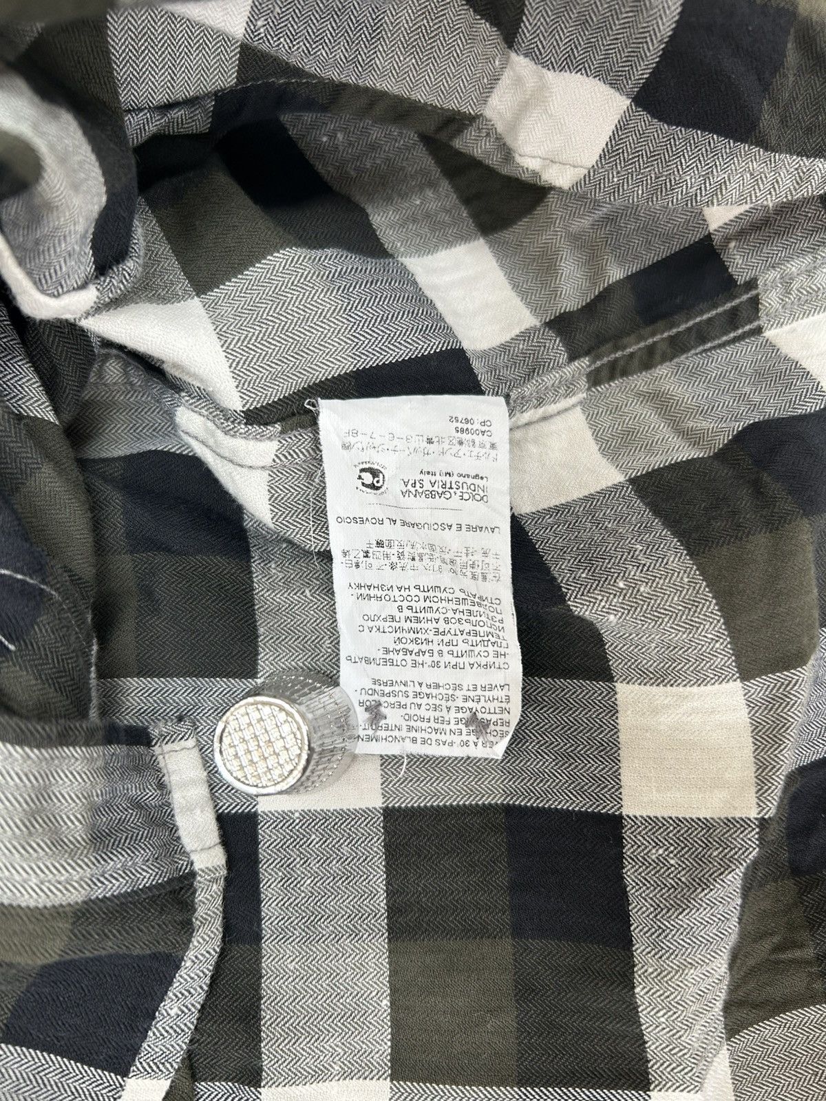 Dolce & Gabbana Dolce and Gabbana Sicilia Tapered Button up (size: 16/41) Size US L / EU 52-54 / 3 - 3 Thumbnail