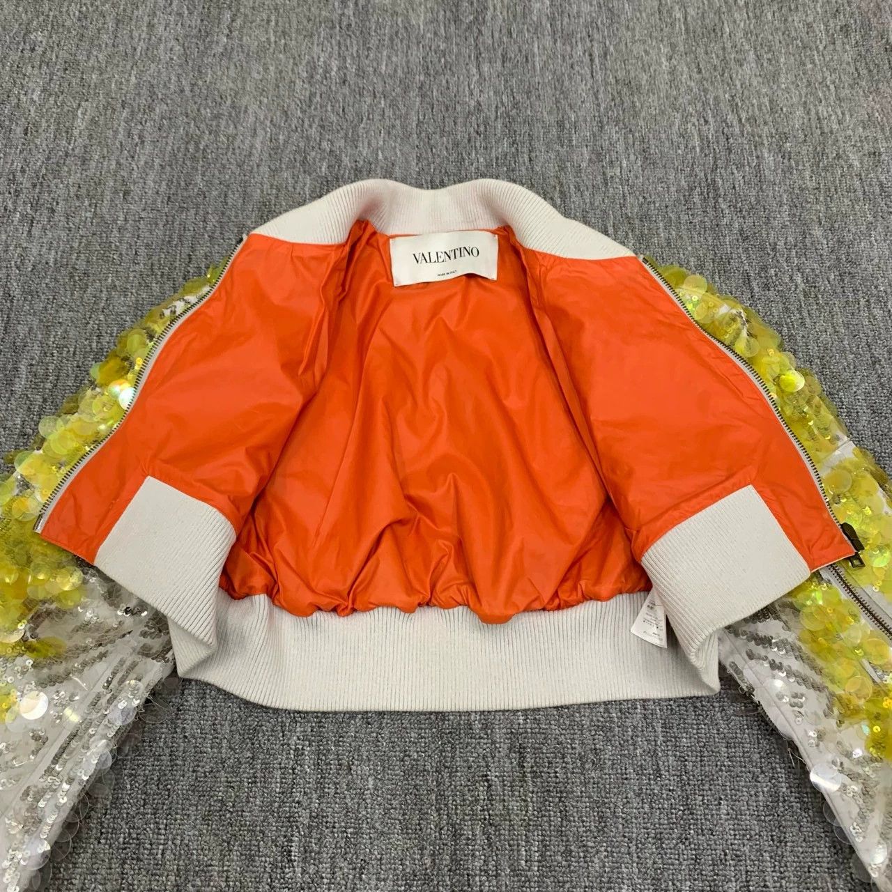Valentino Valentino color-blocked short sequined jacket/ Size XS / US 0-2 / IT 36-38 - 4 Thumbnail
