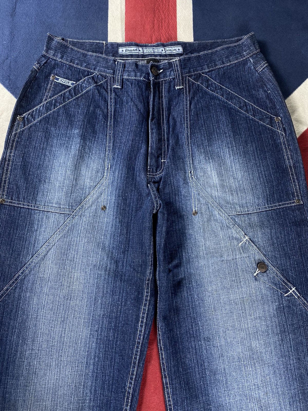 Enyce Enyce Fatigiue Pants Denim HipHop Style Size US 36 / EU 52 - 3 Thumbnail