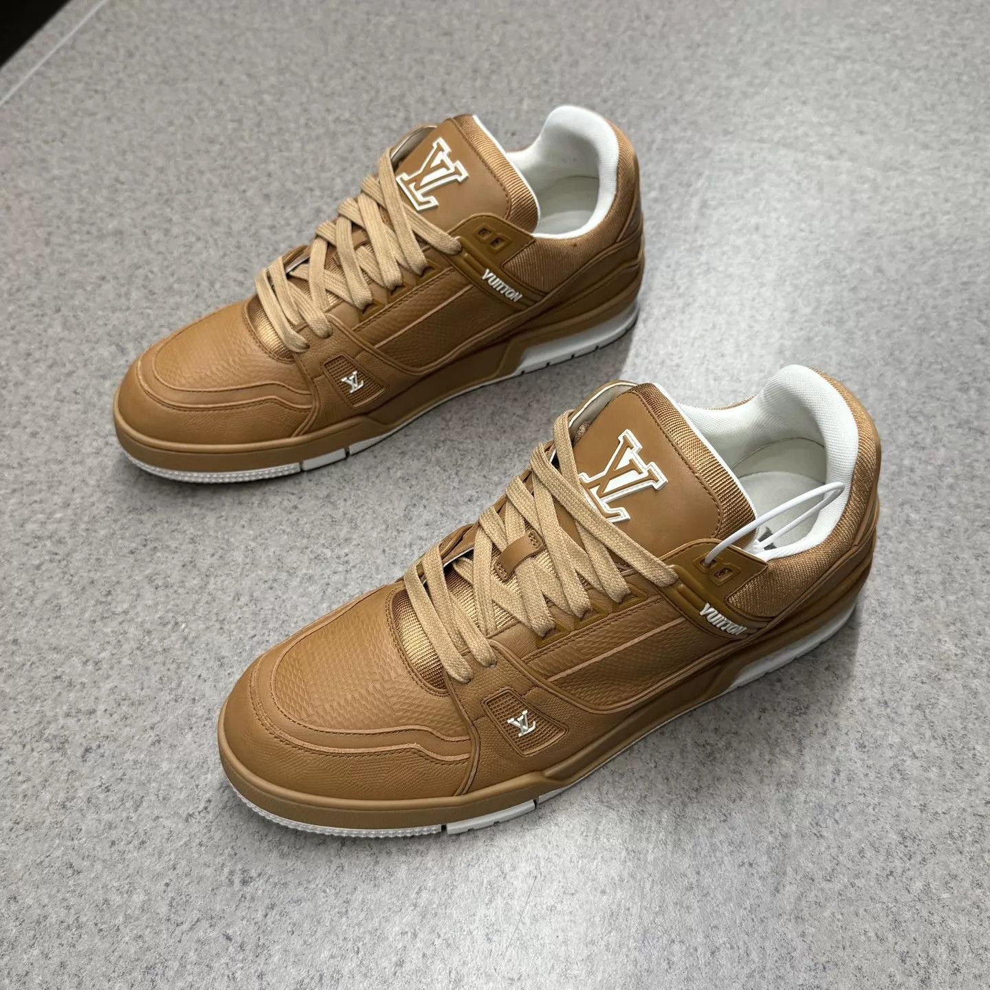 Louis Vuitton LV Trainer Brown Checkerboard 44 (98 New) Size US 11 / EU 44 - 5 Thumbnail