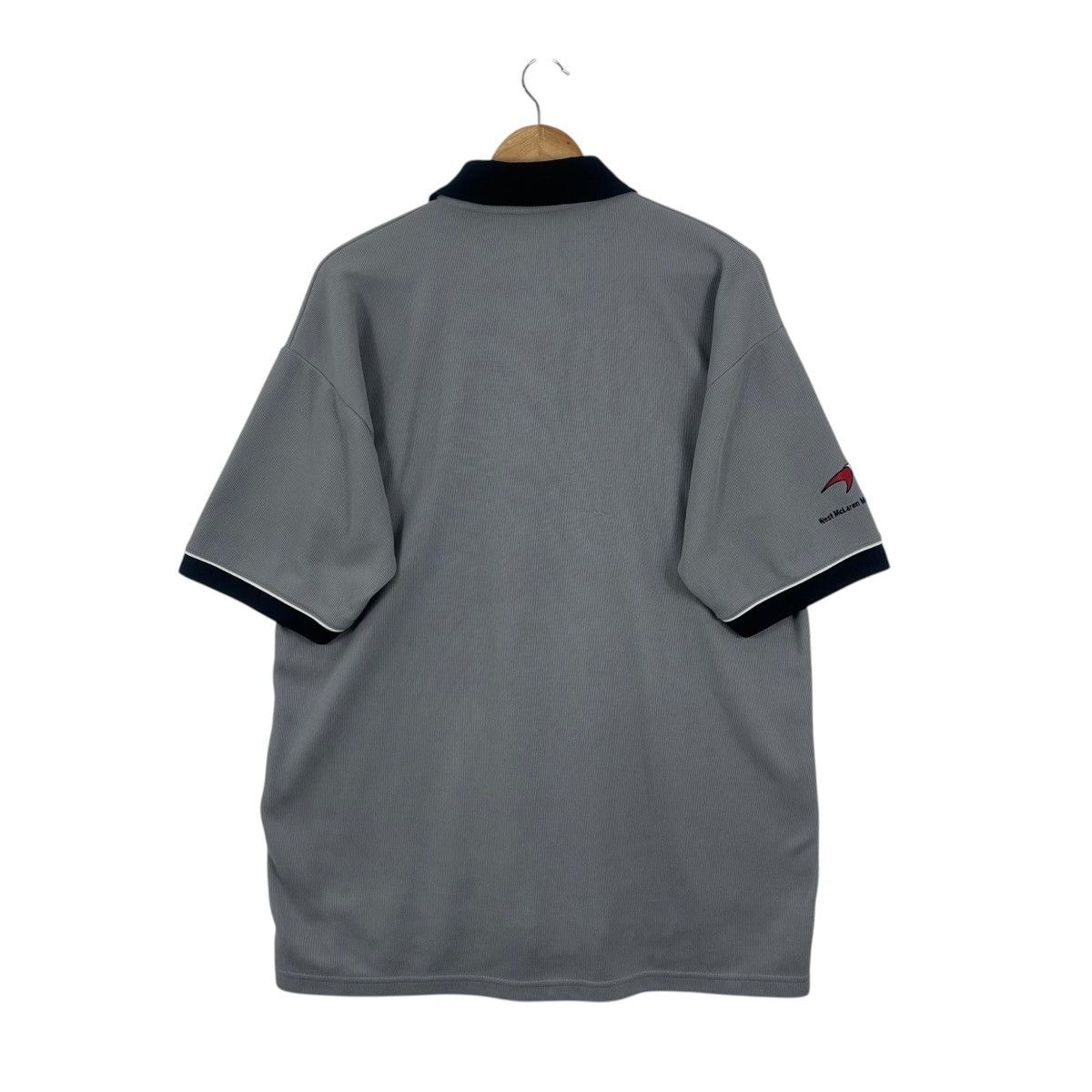 Mercedes-Benz Vintage West McLaren Mercedes F1 Racing Polo Shirt Grey L Size US L / EU 52-54 / 3 - 2 Thumbnail