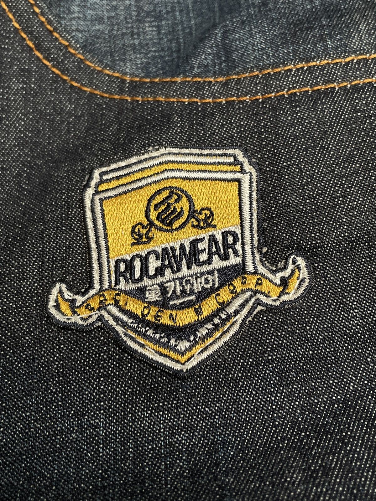 Rocawear Rare Design Vintage Brand Roca Wear HipHop Baggy Jeans 2000s Size US 34 / EU 50 - 9 Thumbnail