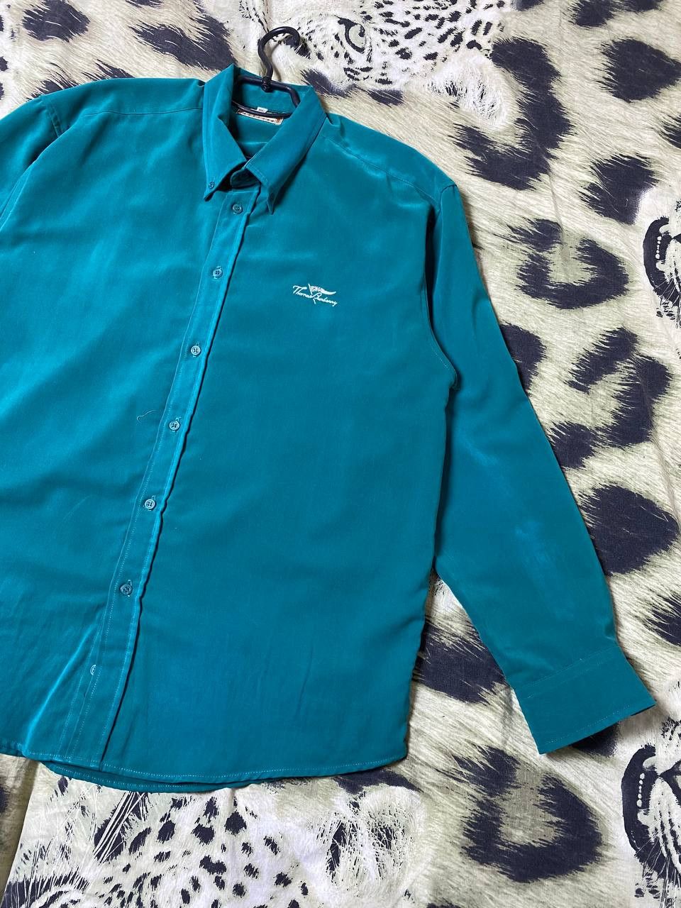 Burberry × Vintage Vintage Thomas Burberry Shirt Long Sleeve Size US XL / EU 56 / 4 - 7 Thumbnail