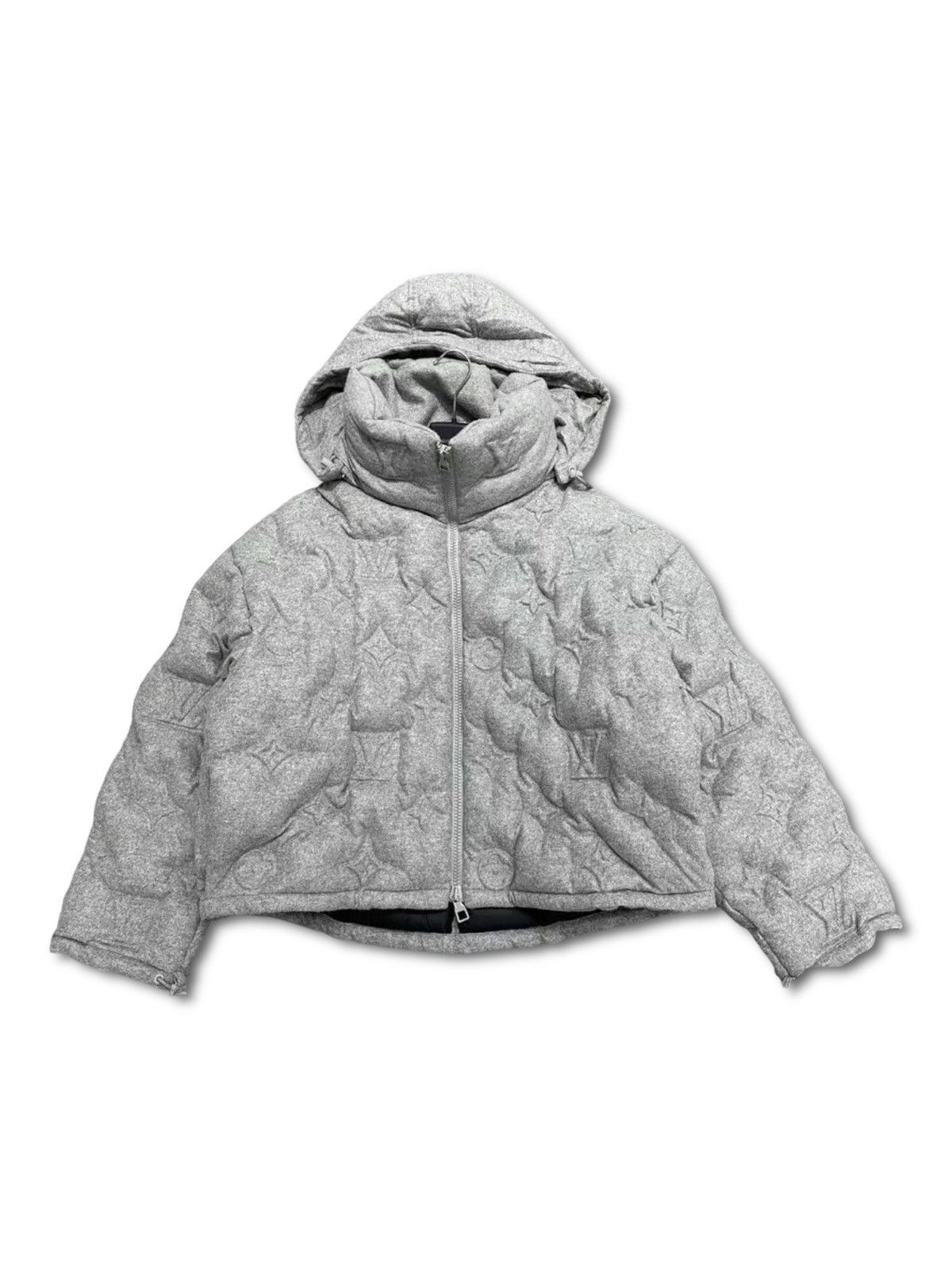 Louis vuitton top grey puffer jacket