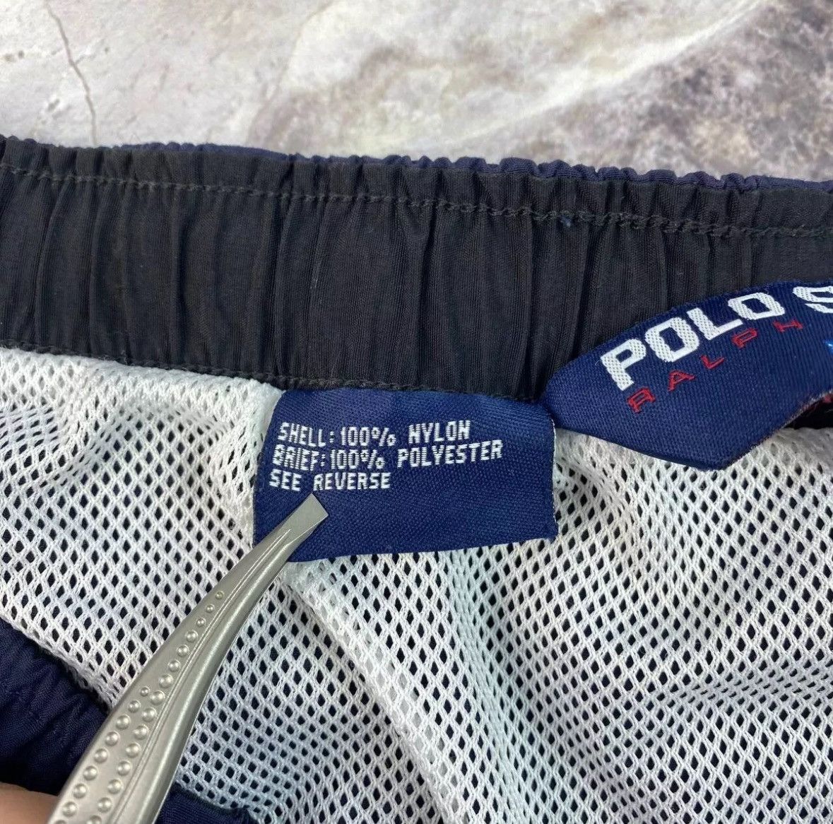 Ralph Lauren Sport × Vintage VINTAGE POLO SPORT POLO RALPH LAUREN NYLON SHORTS MENS L Size US 34 / EU 50 - 9 Thumbnail