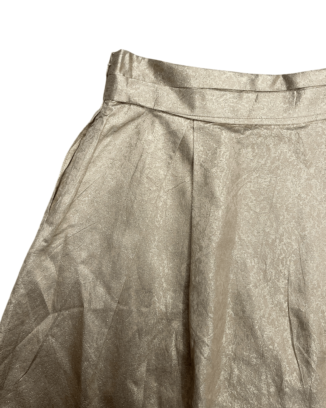 Chloe Chloe by Phoebe Philo Gold Pearl Midi Skirt Size 36" / US 14 / IT 50 - 7 Thumbnail
