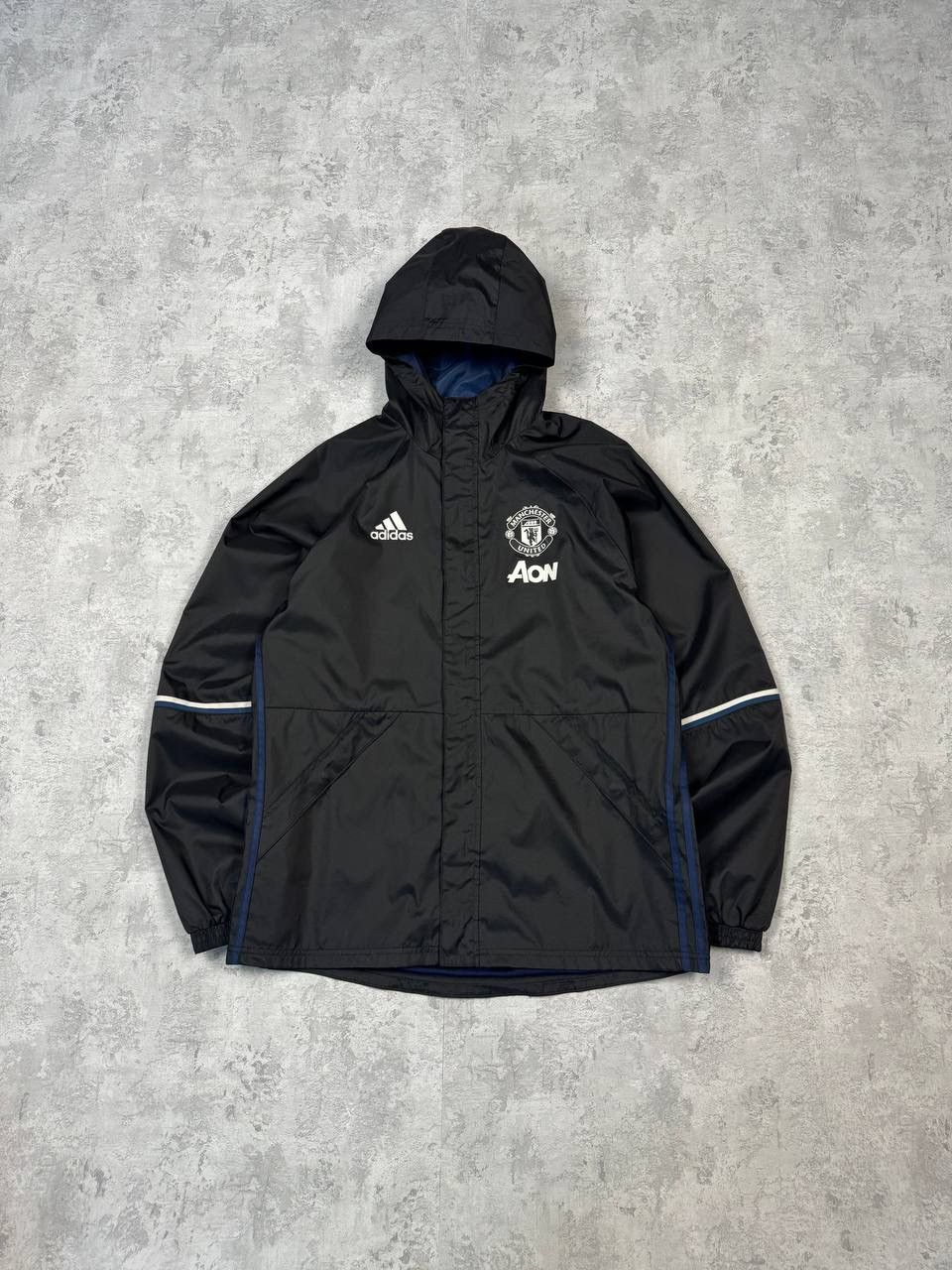 Vintage Adidas Manchester United Black Track Jacket 2016
