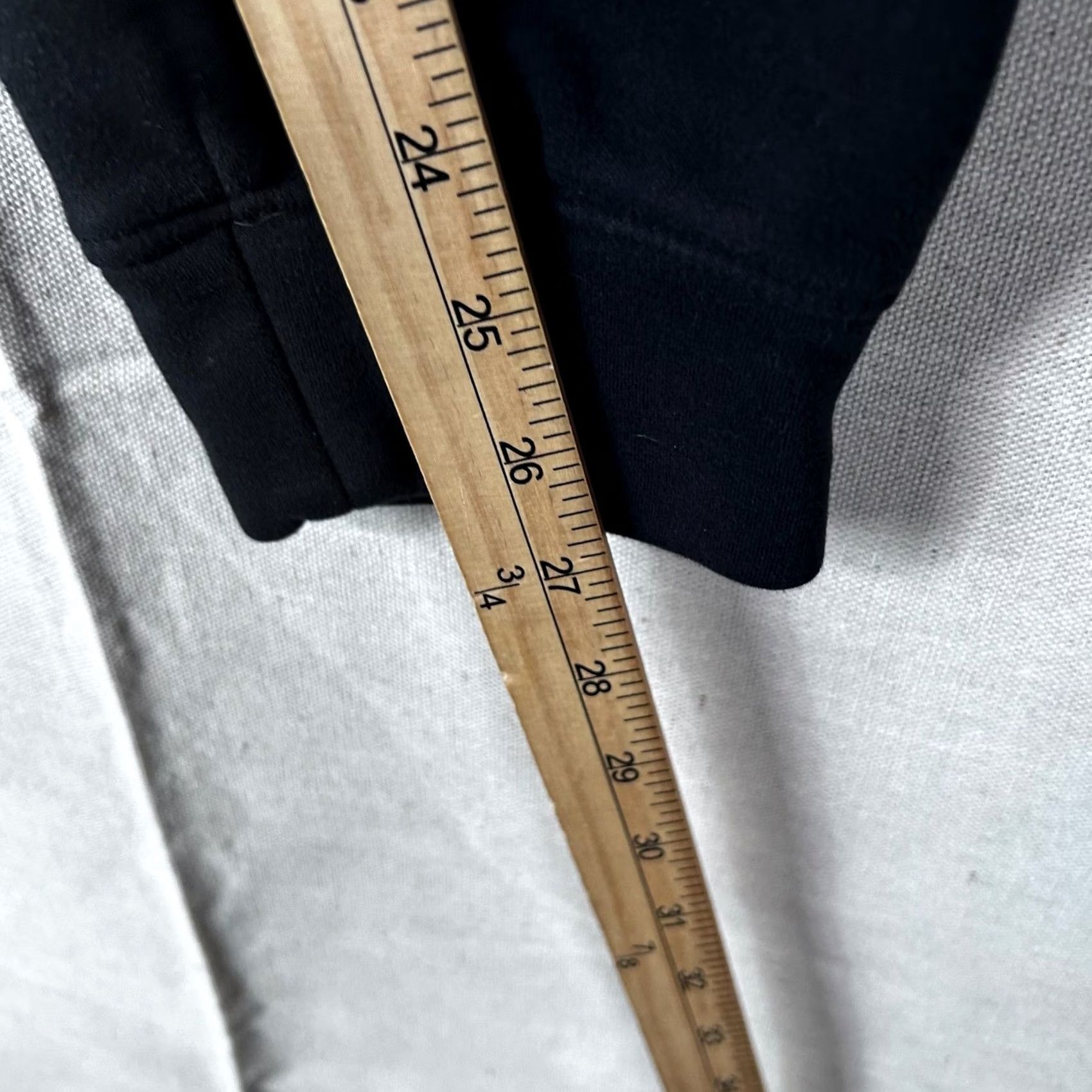 Uniqlo Uniqlo Mens Small Black Fleece Lined Jogger Sweatpants Elastic Waist Slim Fit Size US 26 / EU 42 - 4 Thumbnail
