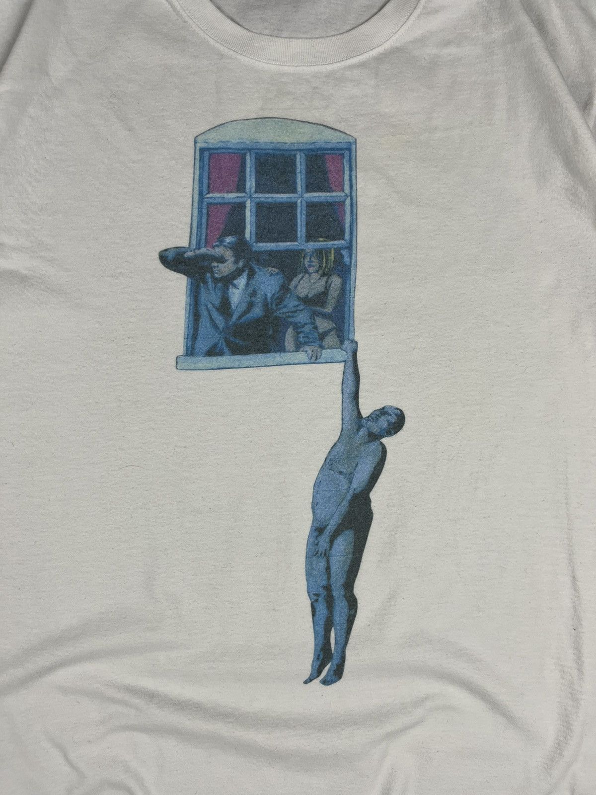 Other Vintage "Suspenseful Escape Window Art Tee" T-Shirt Size US L / EU 52-54 / 3 - 2 Thumbnail