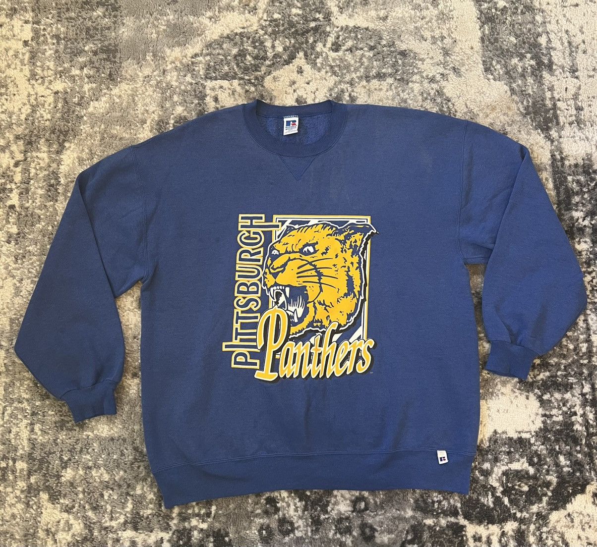 Russell Athletic Pittsburgh Panthers Russell Athletic vintage crewneck Size US XXL / EU 58 / 5 - 1 Thumbnail