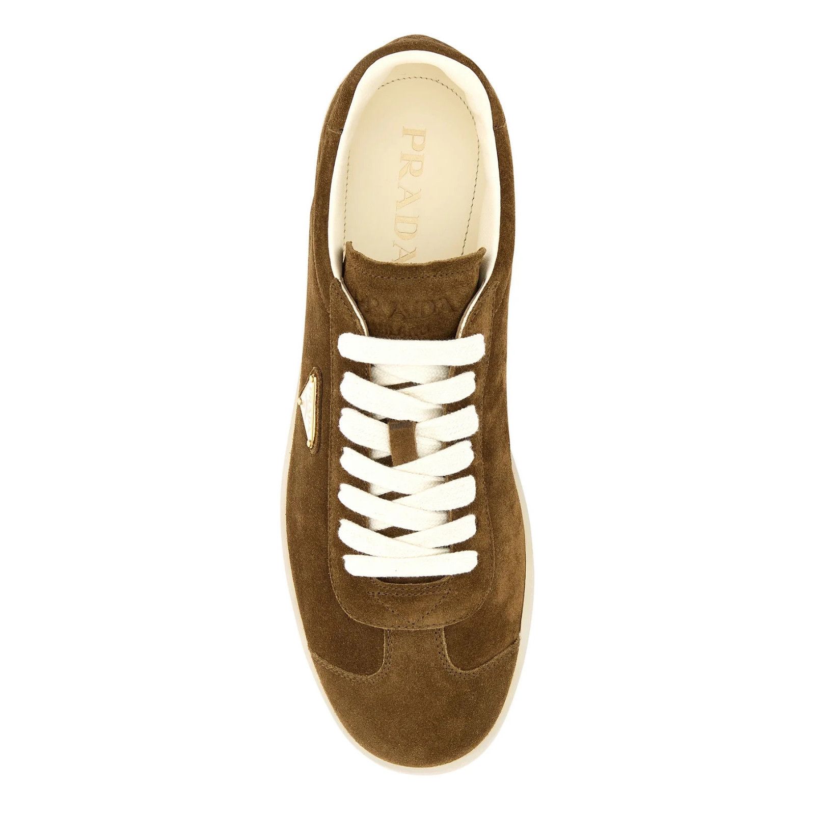 Prada PRADA Brown Suede Sneakers New And Authentic (Men's size:9.5 Size US 9.5 / EU 42-43 - 4 Thumbnail