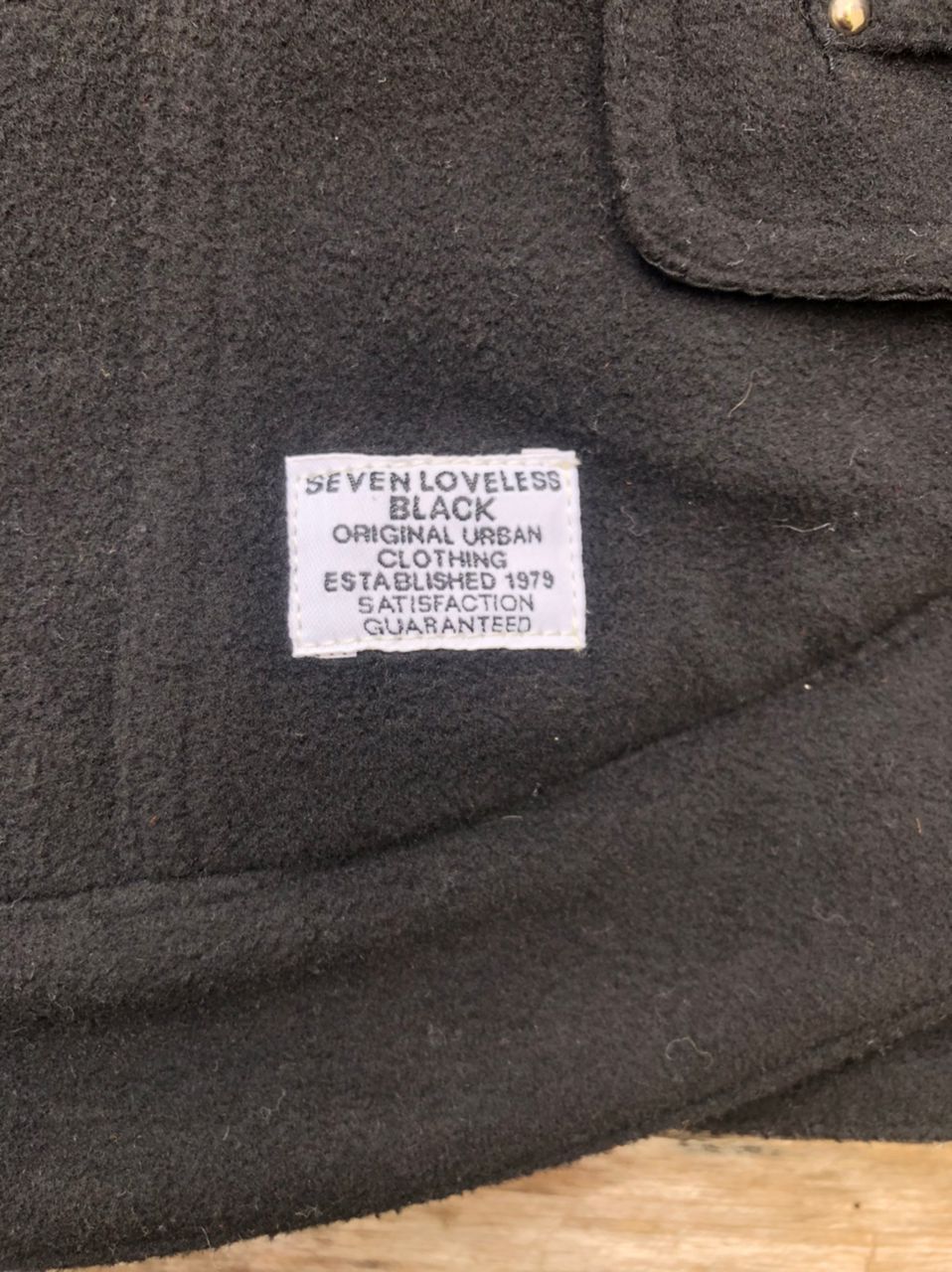 If Six Was Nine × Japanese Brand Seven Loveless Black Heavy Wool Jacket Size US S / EU 44-46 / 1 - 5 Thumbnail