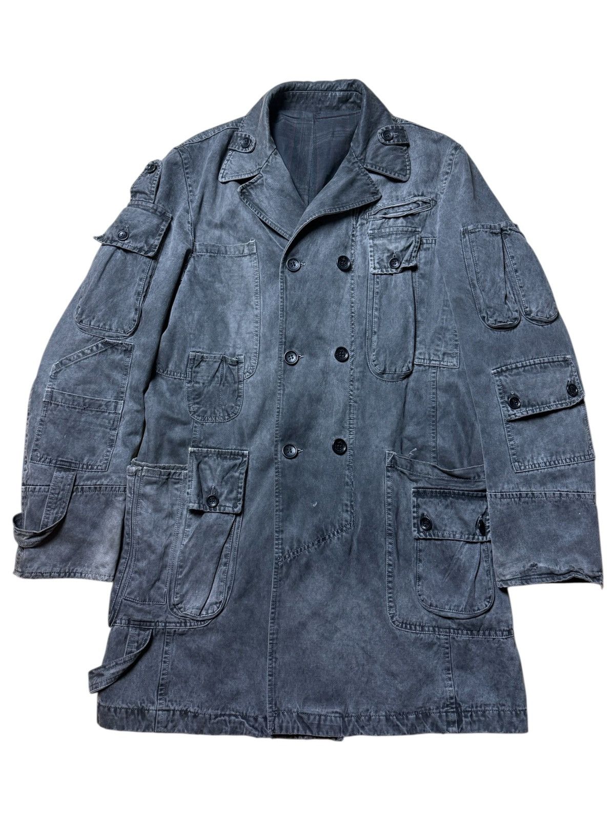 Dolce & Gabbana A/W03 Runway Multi Pocket Military Coat Size US S / EU 44-46 / 1 - 1 Thumbnail