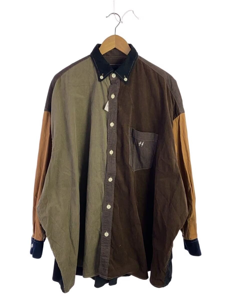 Number (N)ine Corduroy Patchwork Shirt Size US XXL / EU 58 / 5 - 1 Thumbnail
