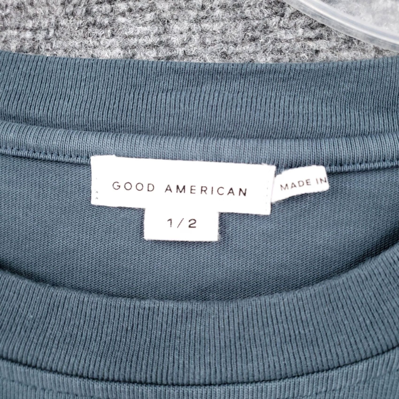 Good American Good American Sweatshirt Womens 1/2 Green Long Sleeve Pullover Crew Neck Shirt Girls Mens Size XS / US 0-2 / IT 36-38 - 5 Thumbnail