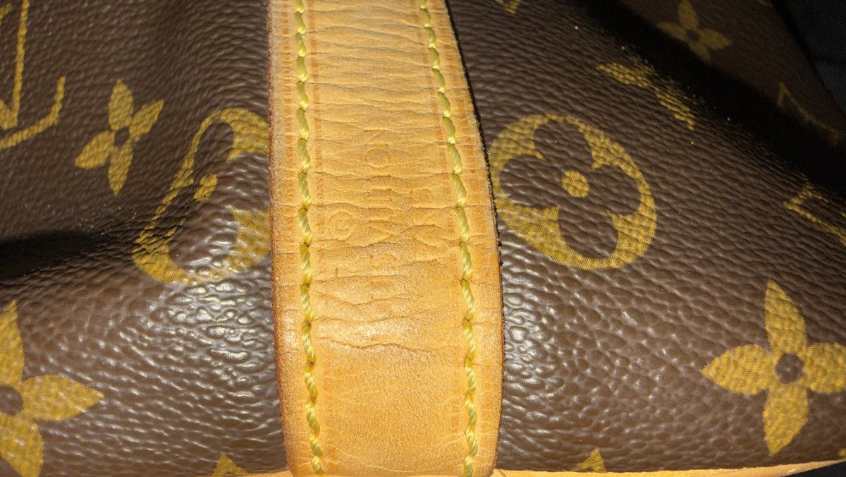 Louis Vuitton Louis Vuitton Noé Monogram Bucket Bag (Brown Leather Trim) Size ONE SIZE - 15 Thumbnail