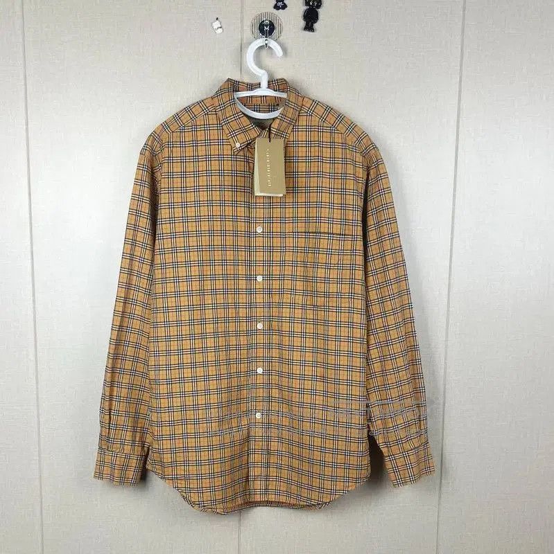 Burberry Burberry Men's Yellow Cotton Shirt. Size US S / EU 44-46 / 1 - 1 Thumbnail