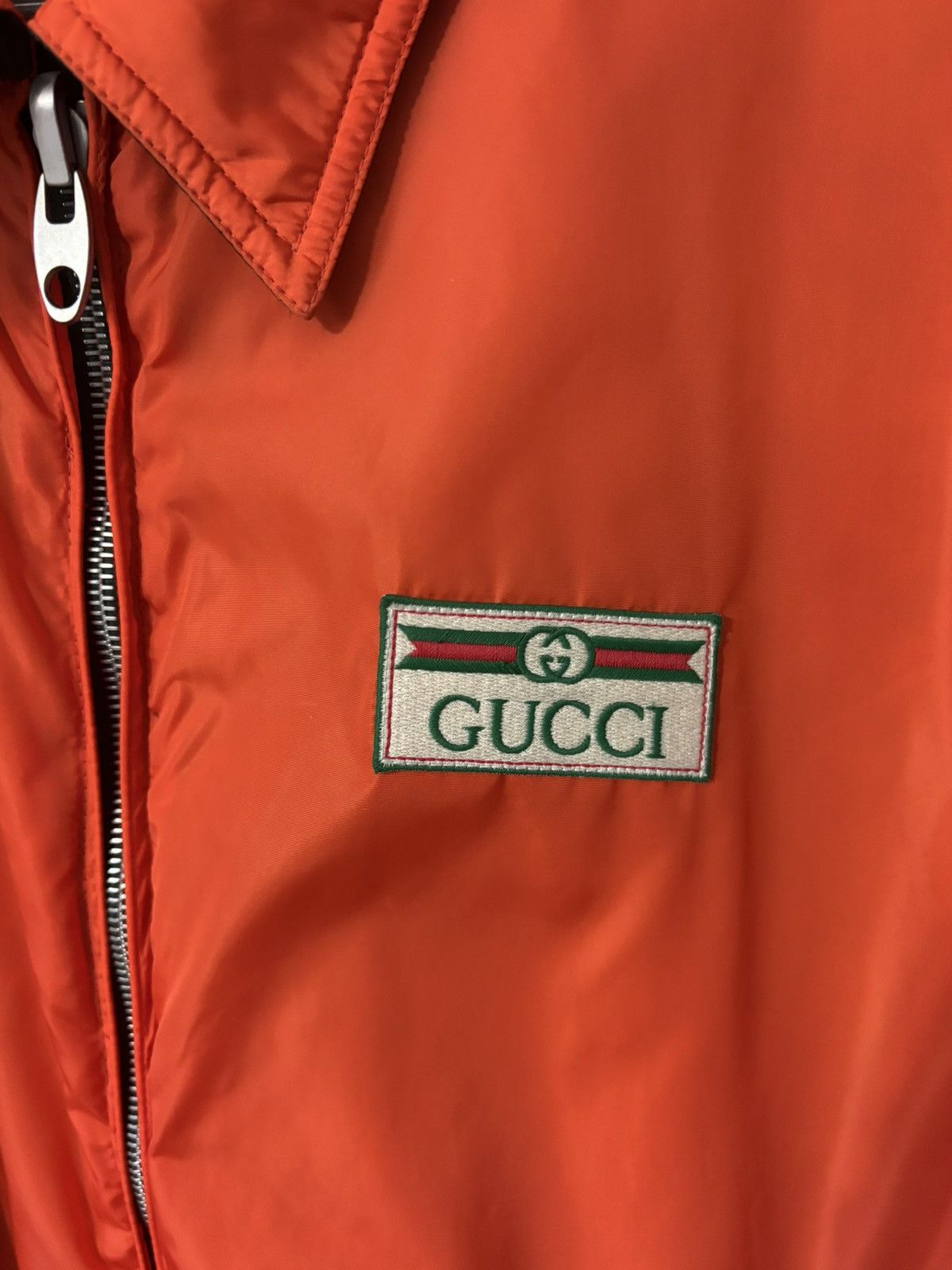 Gucci Gucci Nylon Reversible Jacket - Green/Orange MEDIUM 48 Size US M / EU 48-50 / 2 - 7 Thumbnail