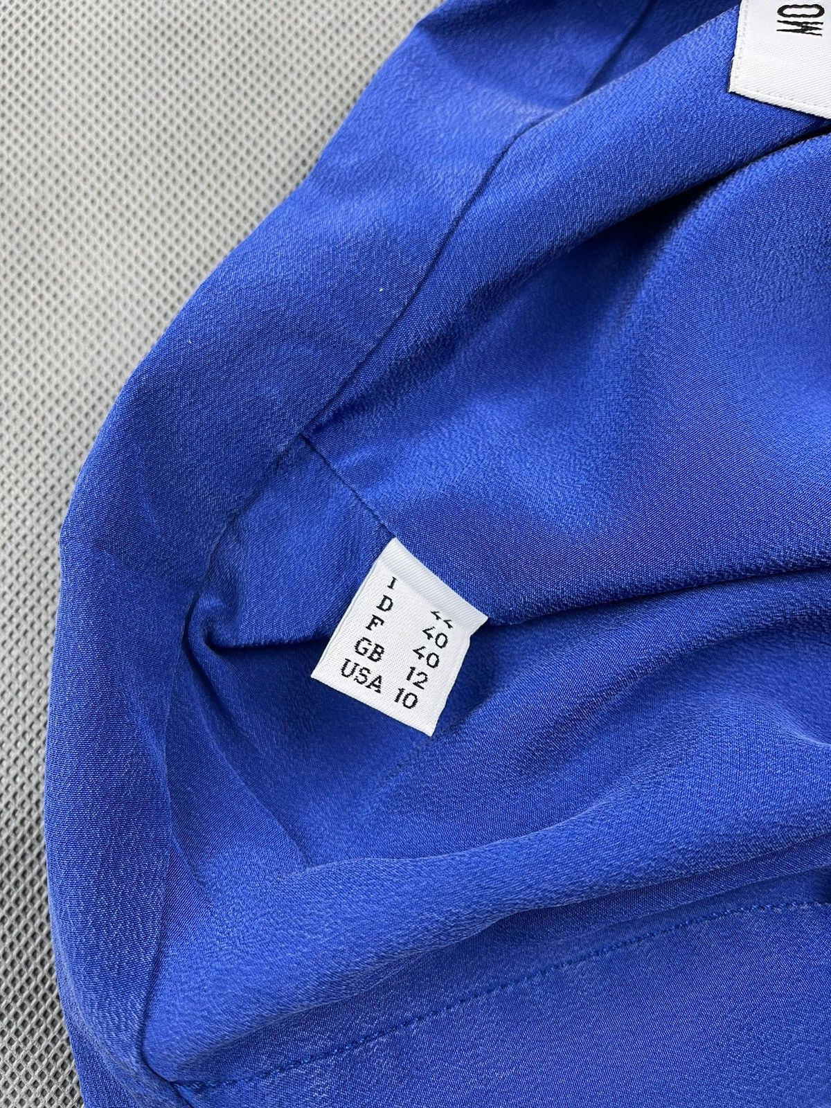 Moschino 💙Moschino 100% silk blouse tank top button up shirt Size M / US 6-8 / IT 42-44 - 4 Thumbnail