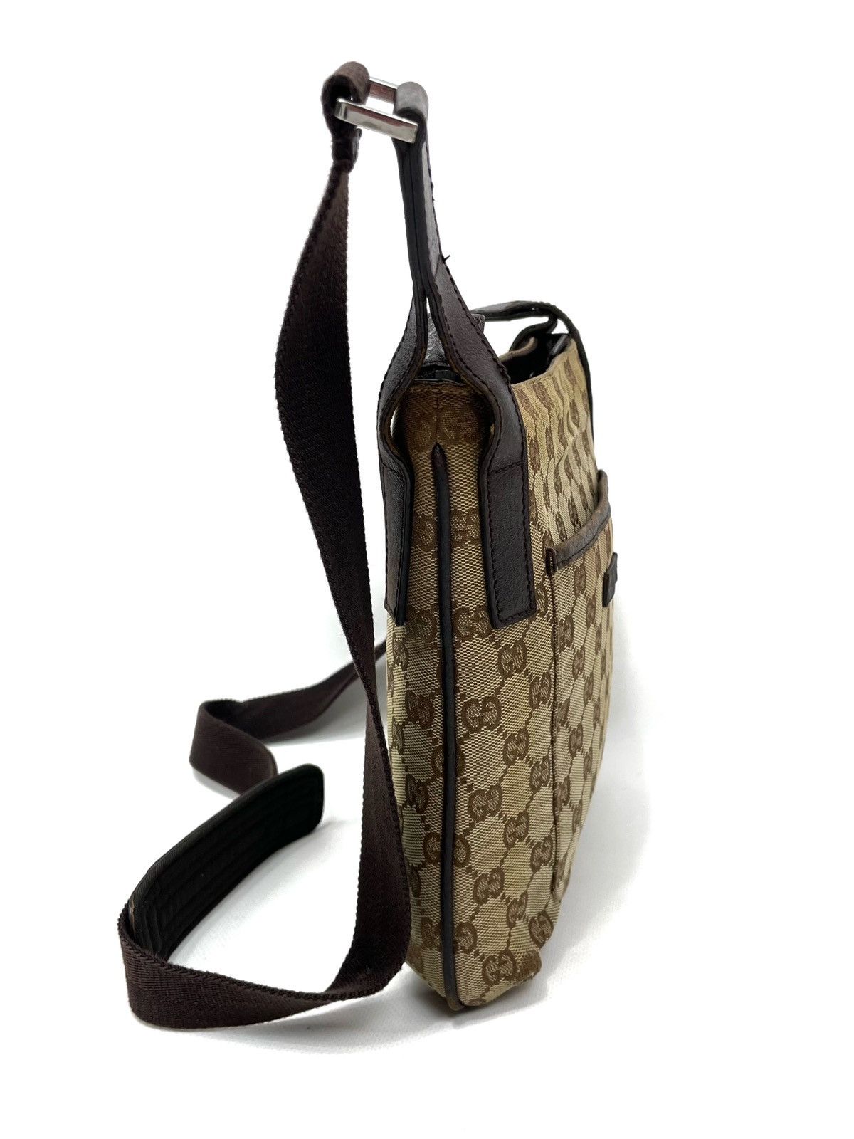 Gucci Gucci Flat Messenger Bag – One Size – Made in Italy Size ONE SIZE - 3 Thumbnail