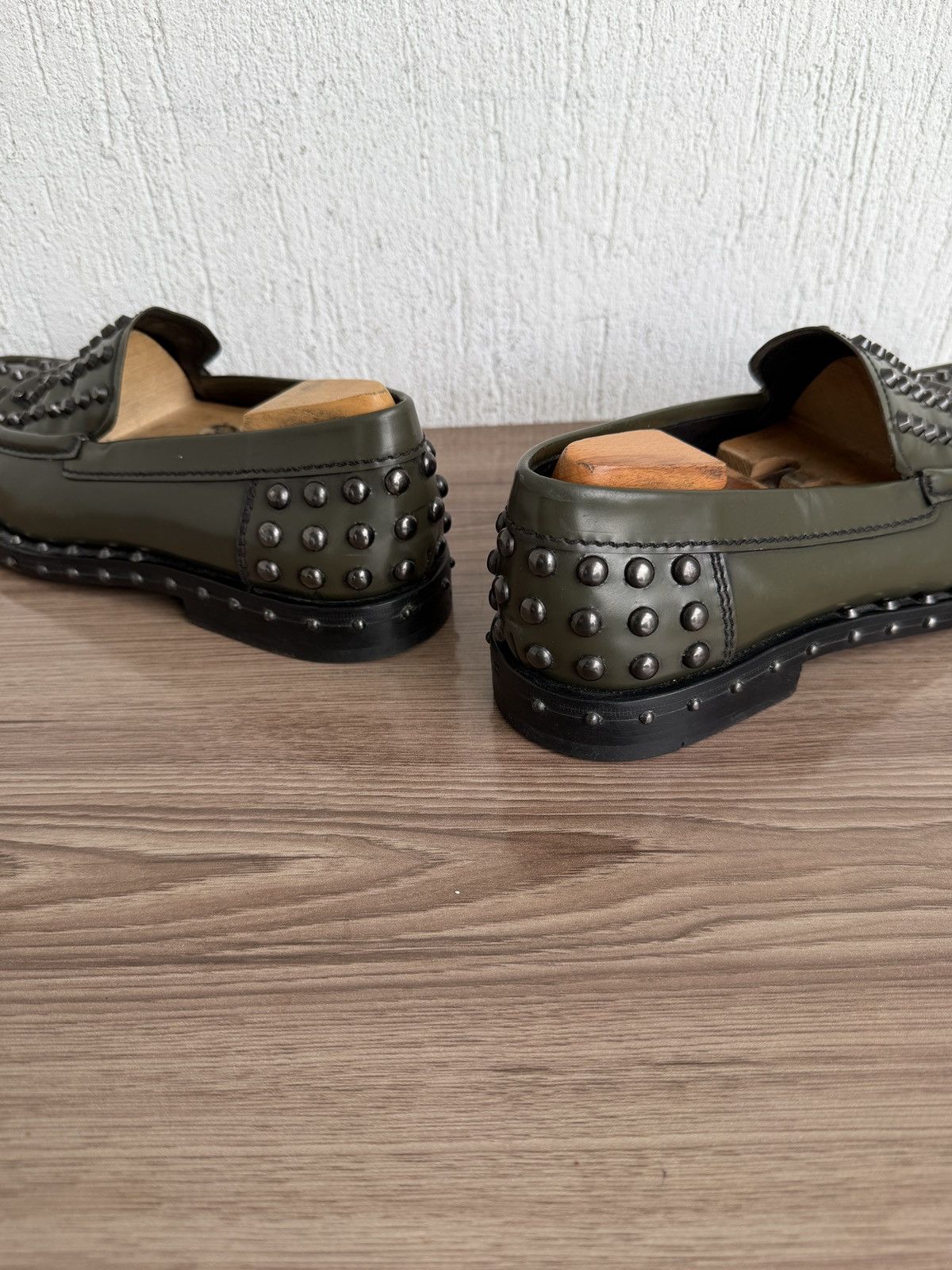Prada 🔋❗️ Archival 🕷️Studded loafers Size US 10 / EU 43 - 20 Thumbnail