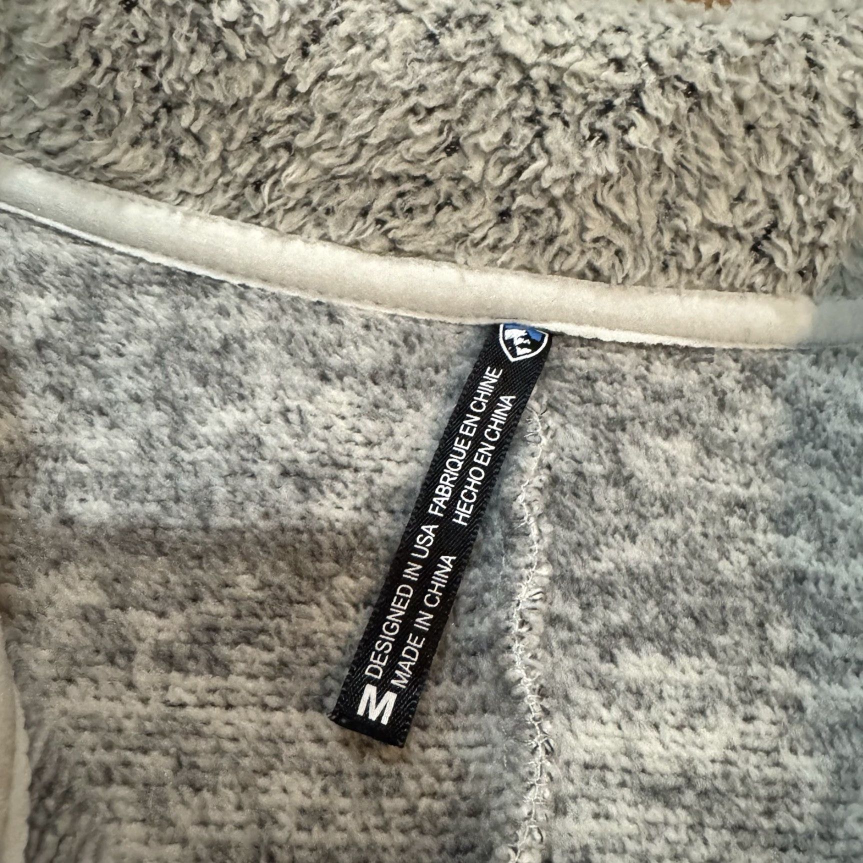 Vintage Kuhl Alaska Long Sweater Jacket Womens Medium Gray Fleece Full Zip High Neck Long Sleeve Regular Fit Pockets Solid Jacket Size M / US 6-8 / IT 42-44 - 6 Thumbnail