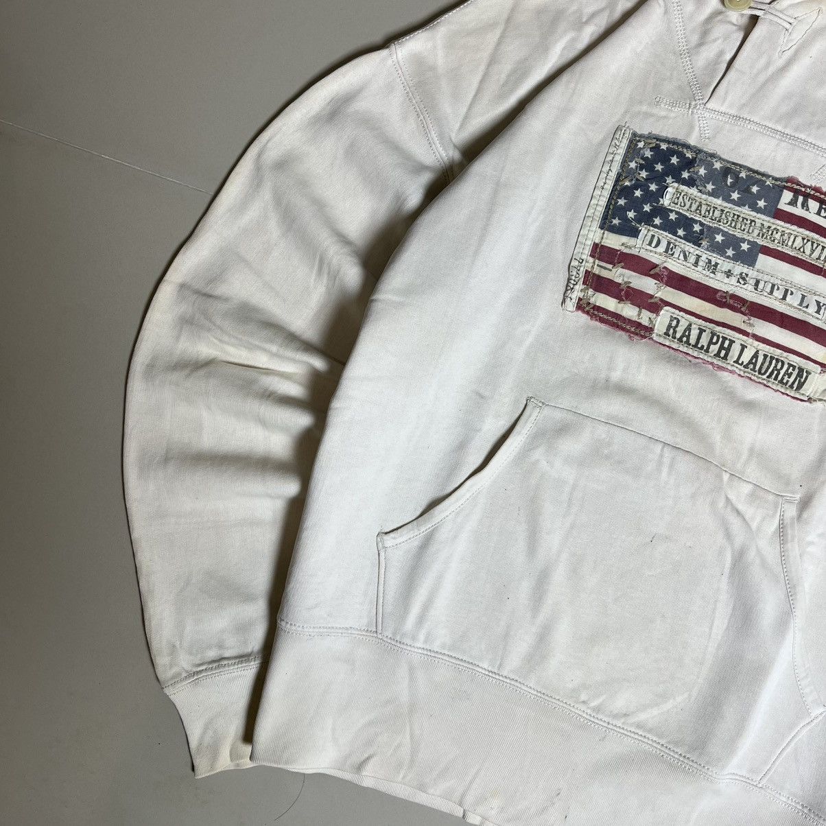 Polo Ralph Lauren Vintage Polo Ralph Lauren USA Flag Hoodie – XL Fit Size US XL / EU 56 / 4 - 4 Thumbnail
