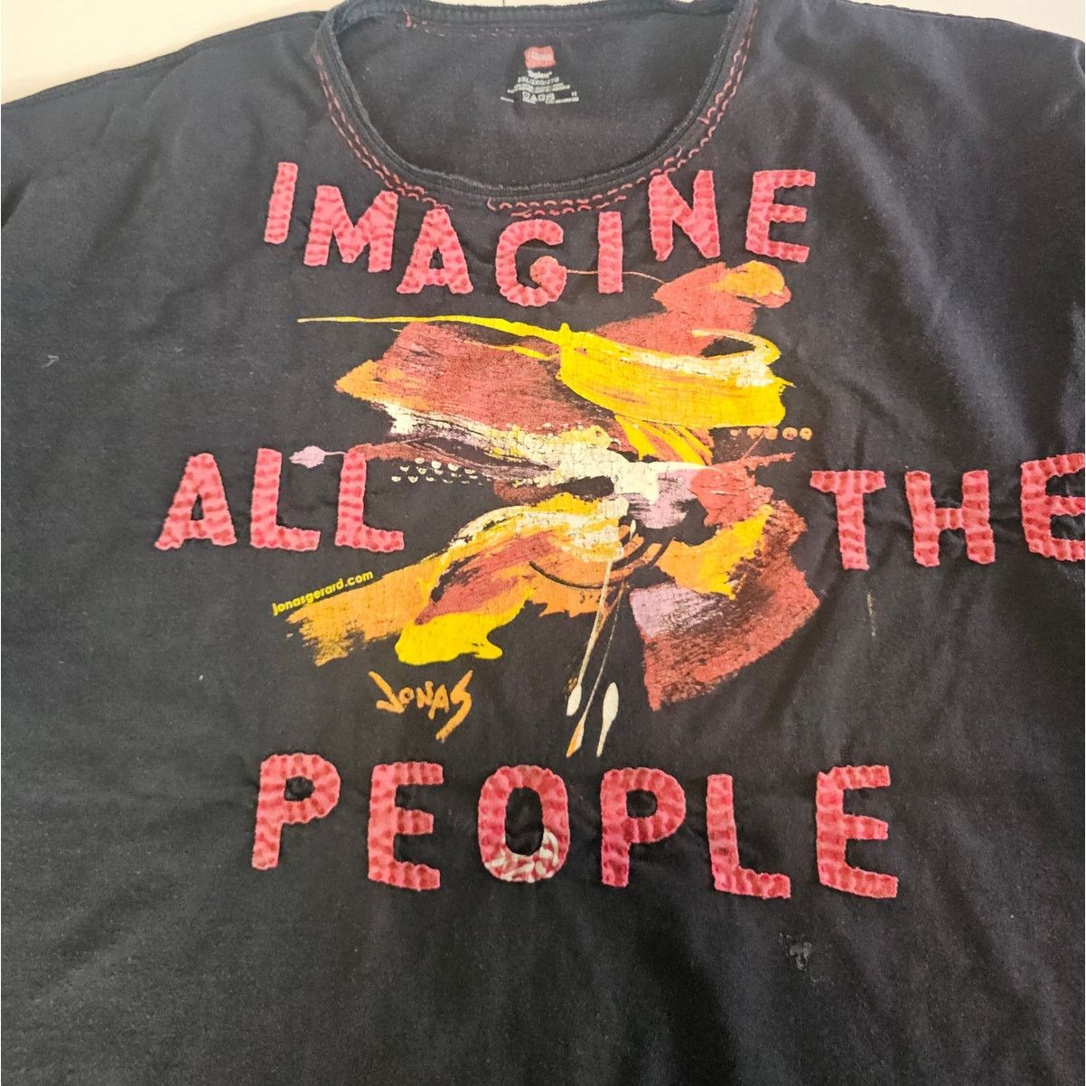 Hanes Jonas Gerard Wearable Abstract Art Graphic Imagine Tee XL Size US XXL / EU 58 / 5 - 1 Thumbnail