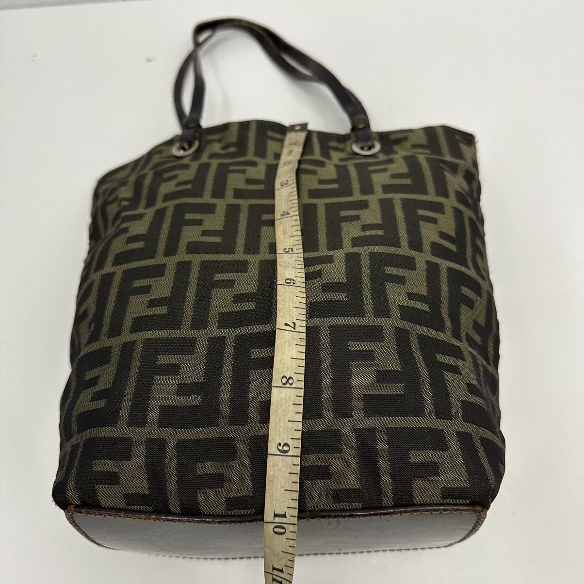 Fendi ‼️YES‼️ AUTHENTIC FENDI ZUCCA FF TOTE HANDBAG Size ONE SIZE - 14 Thumbnail