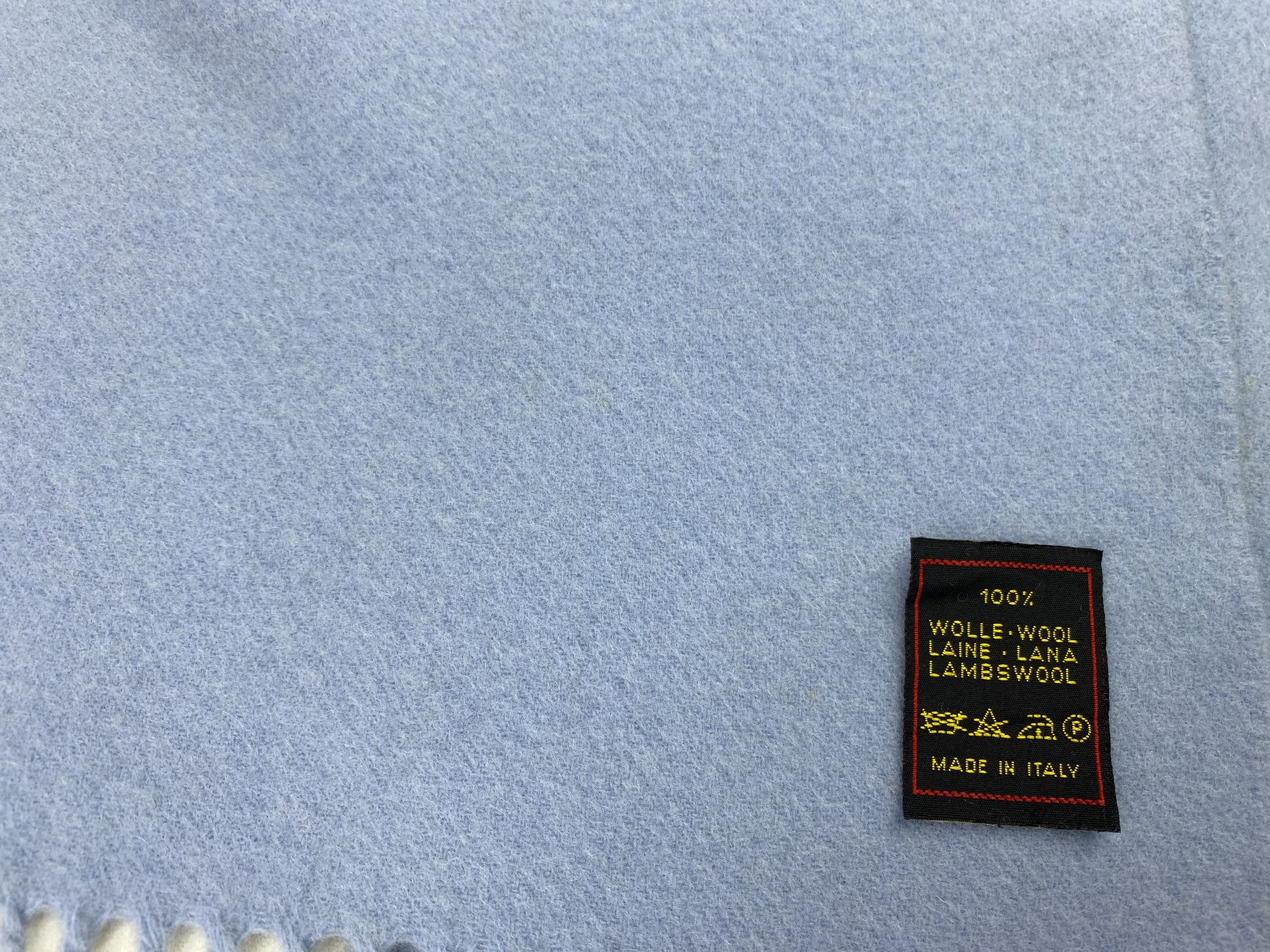Balmain × Vintage Balmain Paris Pure Lambswool Vintage Scarf Made in Italy Size ONE SIZE - 9 Thumbnail