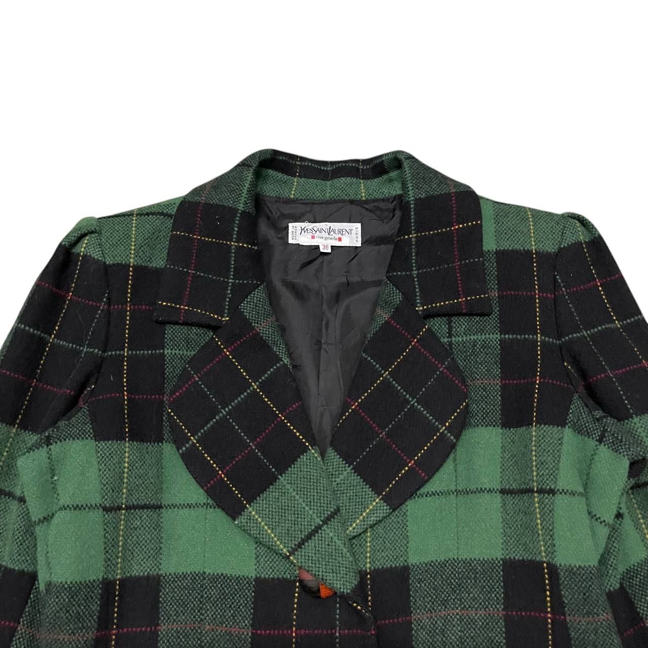 Yves Saint Laurent Vintage YSL Yves Saint Laurent Rive Gauche Wool Jacket Size S / US 4 / IT 40 - 2 Thumbnail
