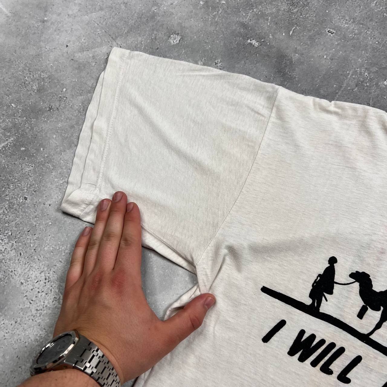 Vintage Vintage 90s Art I Will Not Complain Knot Boxy Fit T Shirt Size US L / EU 52-54 / 3 - 8 Thumbnail