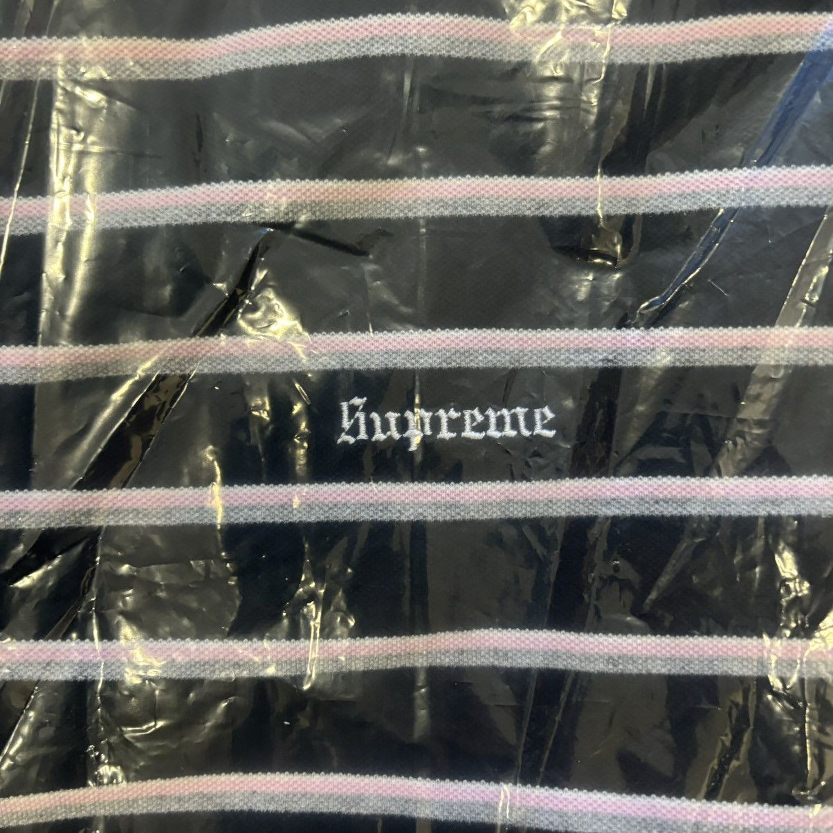 Supreme Supreme Washed Stripe Polo Size US XXL / EU 58 / 5 - 5 Thumbnail