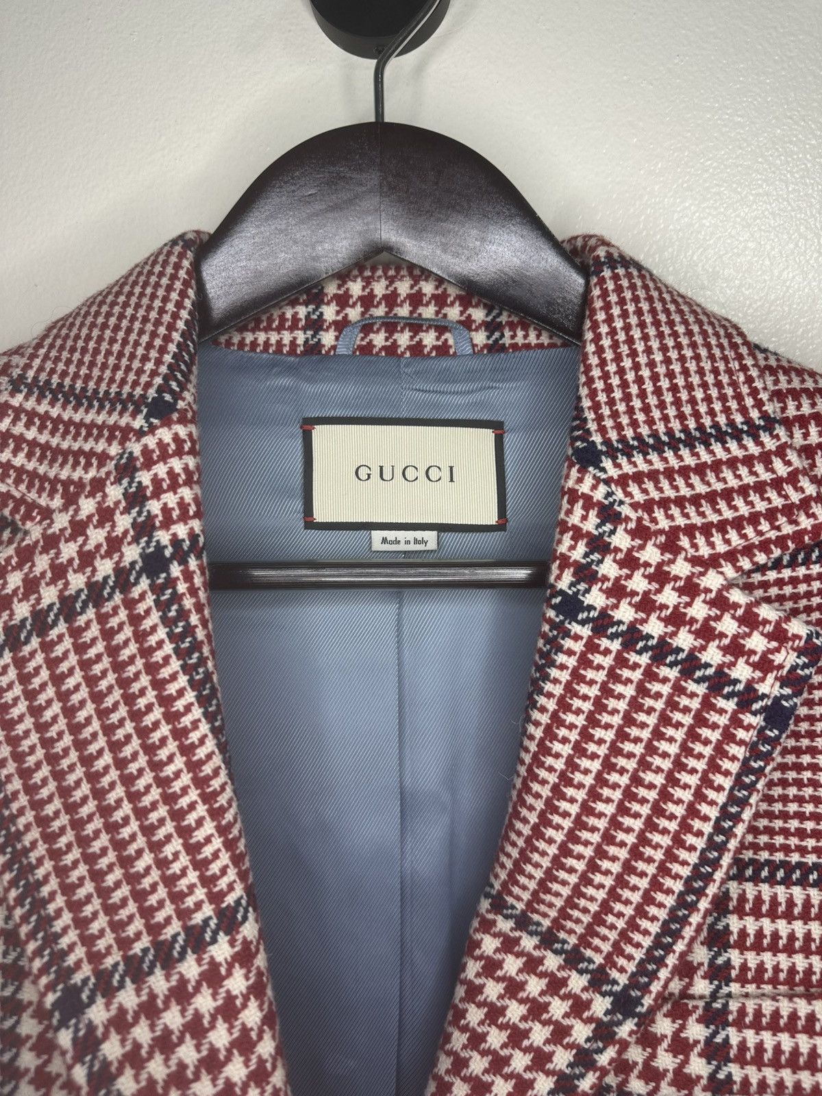 Gucci Gucci Wool Plaid Blazer Size 44R - 2 Thumbnail