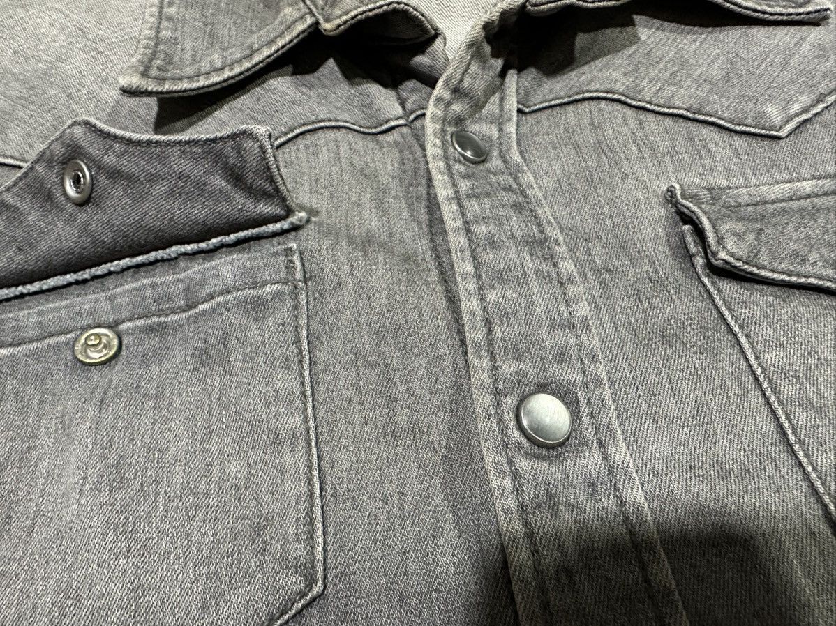 junhashimoto 🔥Y2K Archived Junhashimoto Western Shirt Washed Denim Size US M / EU 48-50 / 2 - 3 Thumbnail